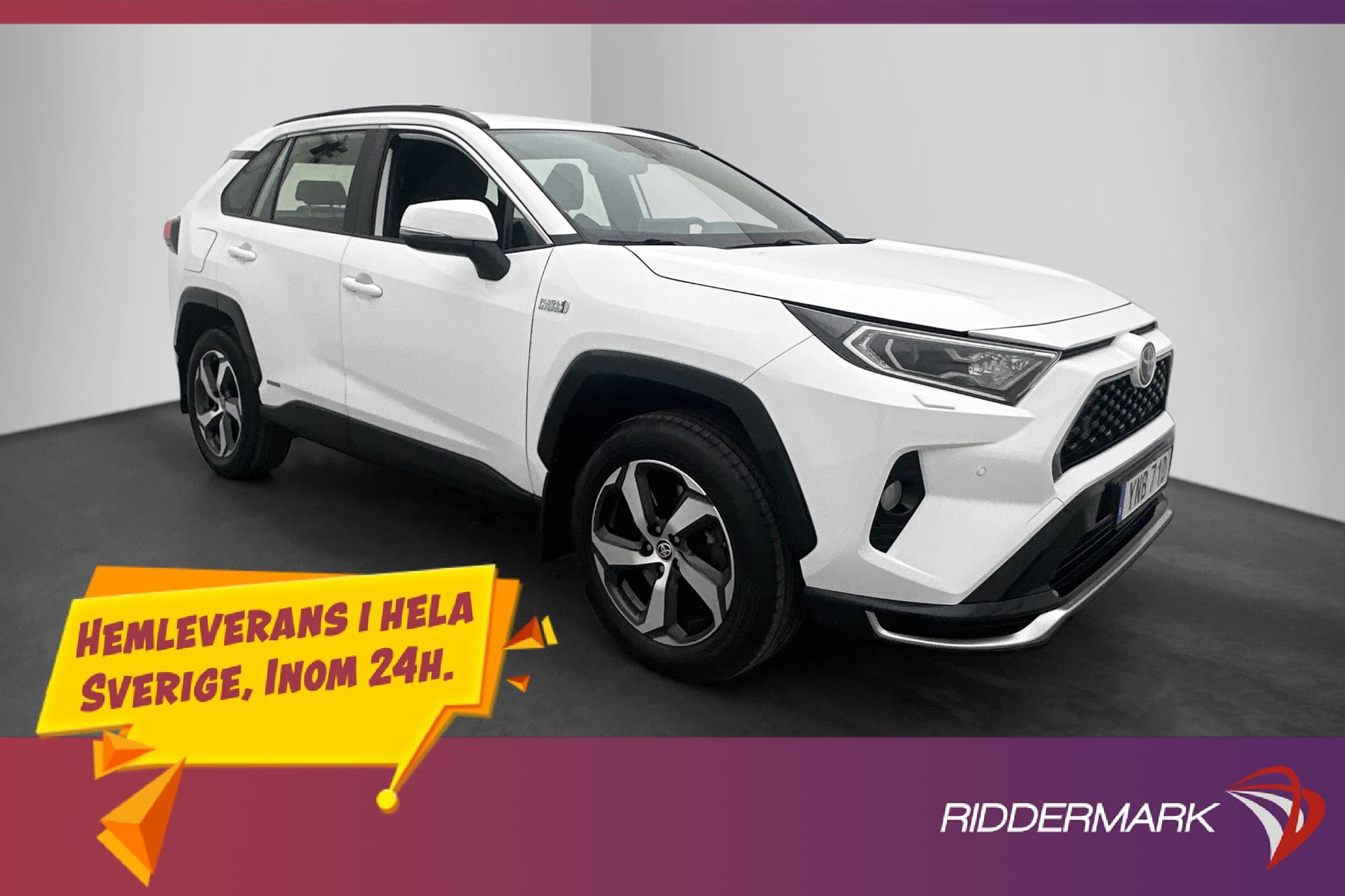 Toyota RAV4 Plug-In Hybrid Dragkrok Kamera Adaptiv Sensorer