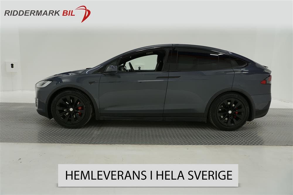 Tesla Model X P90D 7-sits Leasebar Moms Free Super Drag