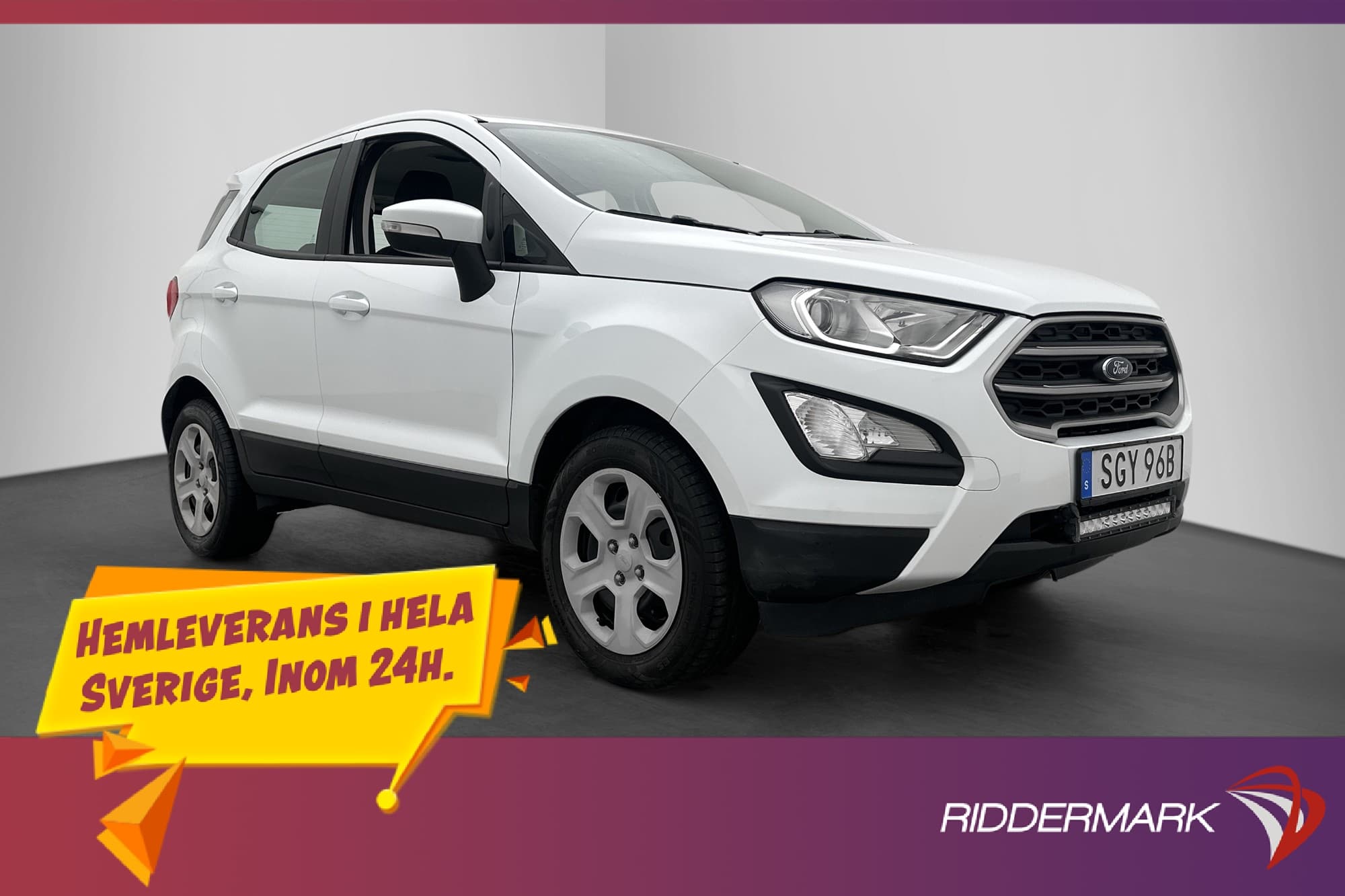 Ford EcoSport 1.0 EcoBoost 100hk Bluetooth AC 0,53 L/Mil