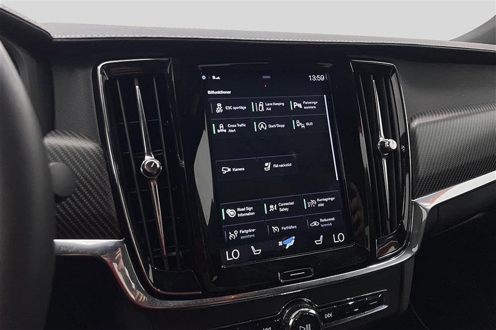 Volvo S90 T5 250hk R-Design B-Kamera B-Värm VOC Navi Blisinteriör