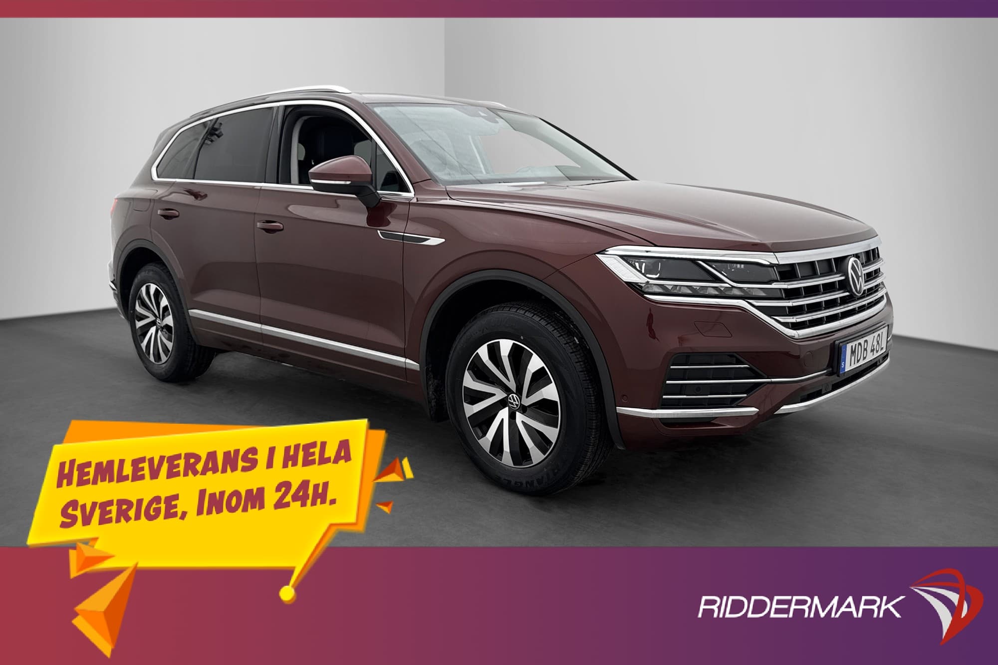 Volkswagen Touareg 3.0 V6 TDI 4M Värmare Skinn GPS Drag MOMS