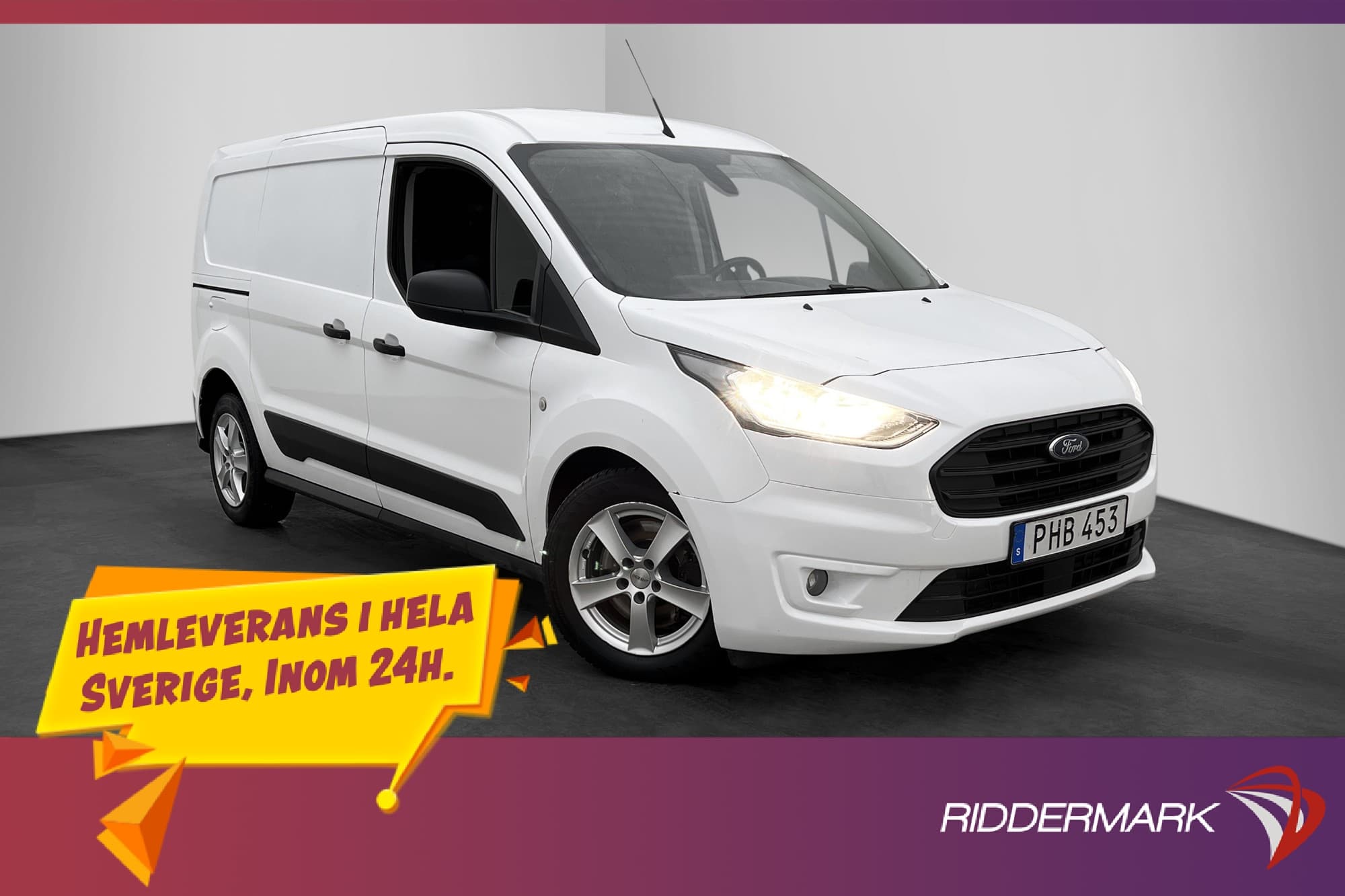 Ford Transit Connect LWB Värmare B-Kamera Drag CARPLAY MOMS