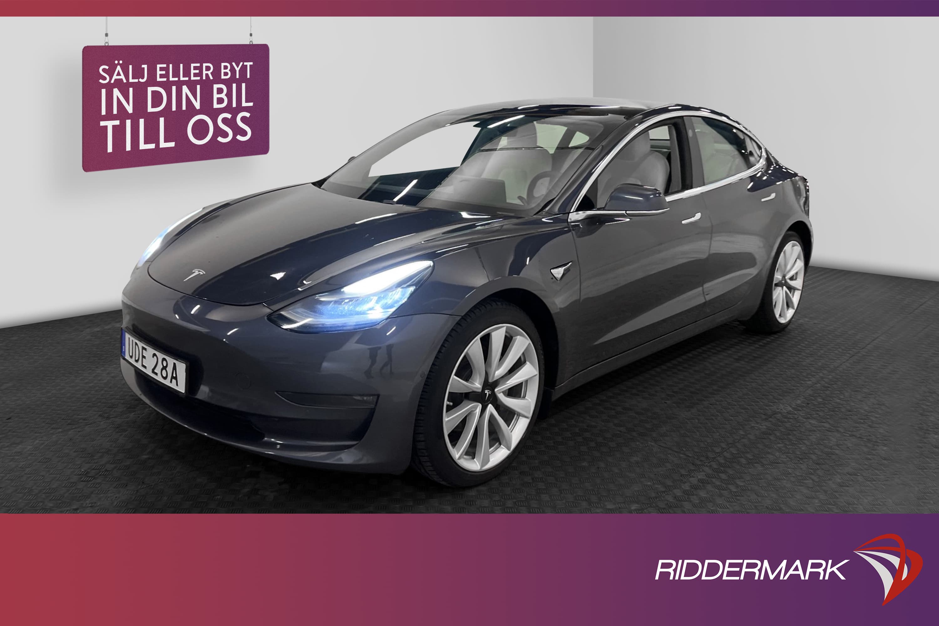 Tesla Model 3 Long Range AWD 440hk