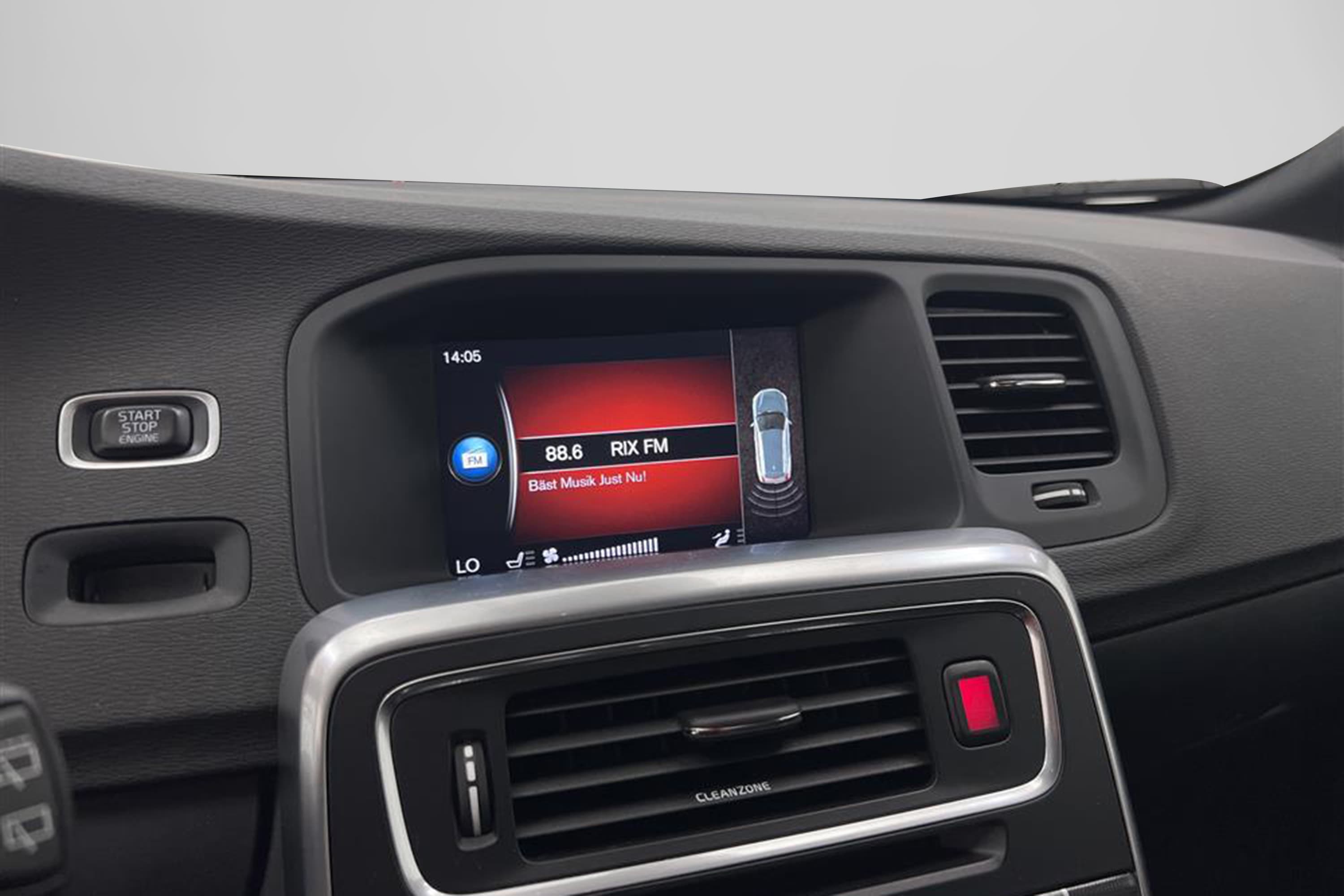 Volvo V60 D3 150hk R-Design VOC Värmare Sensorer 0,4l/milinteriör