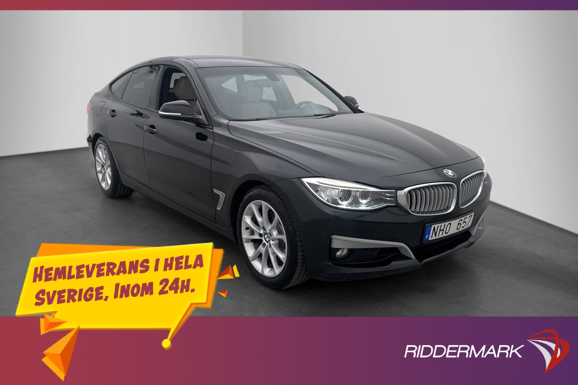 BMW 328 I Gran Turismo 245hk HiFi Dragkrok Skinn Sensorer