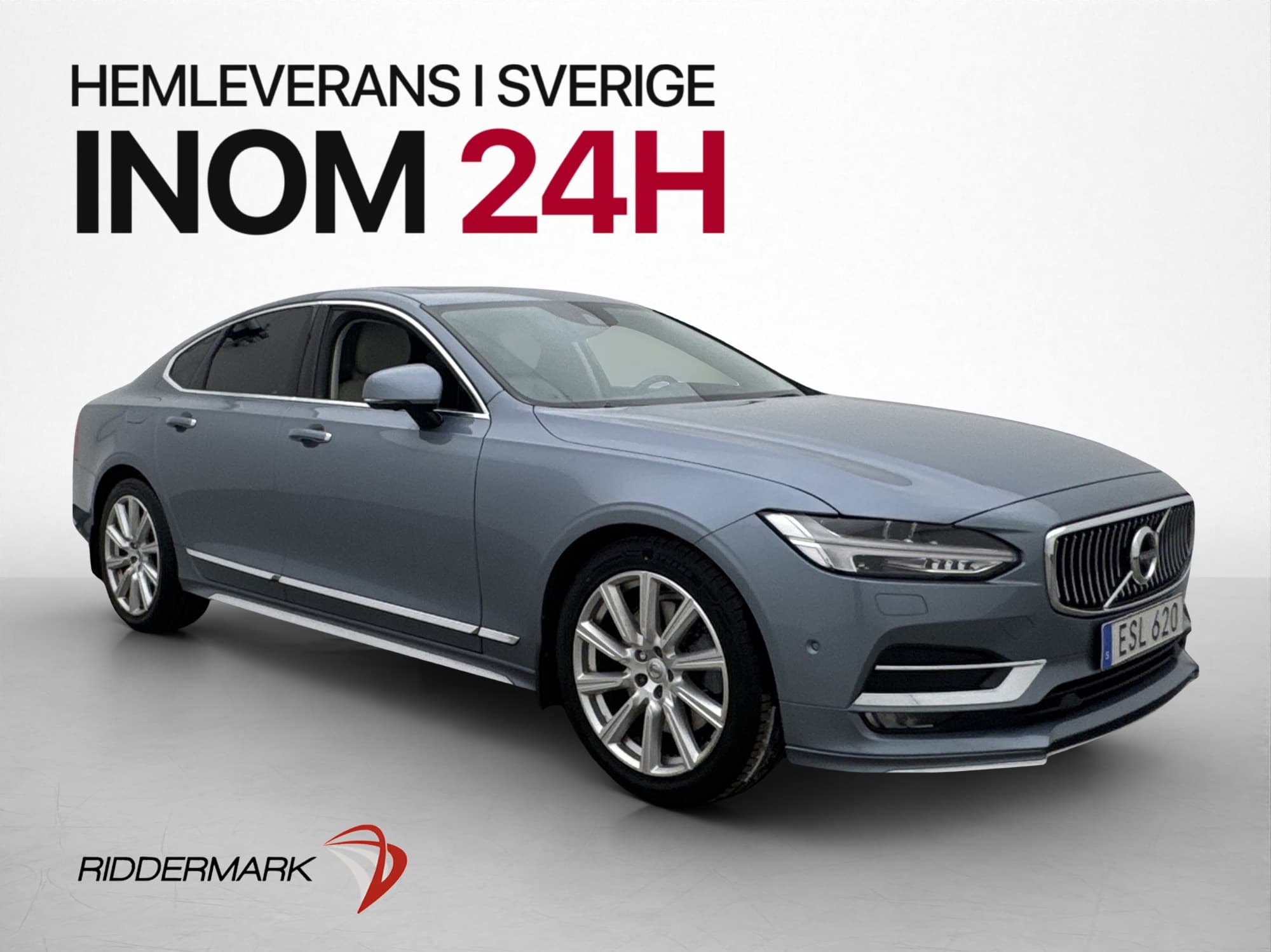 Volvo S90 T6 AWD Inscription B&W HUD Värmare VOC 360°