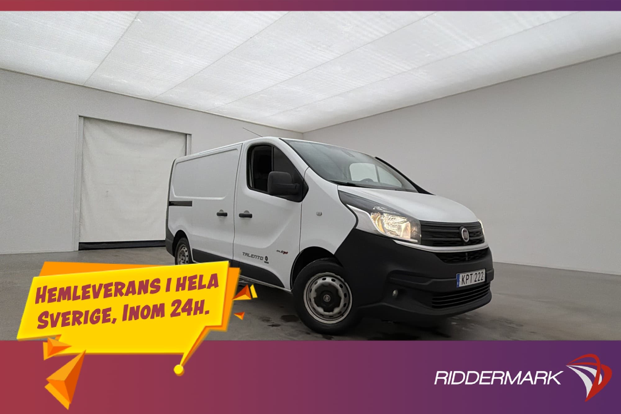 Fiat Talento 1.6 Ecojet 3-Sits Bluetooth 0.65 l/mil 1-ÄGARE