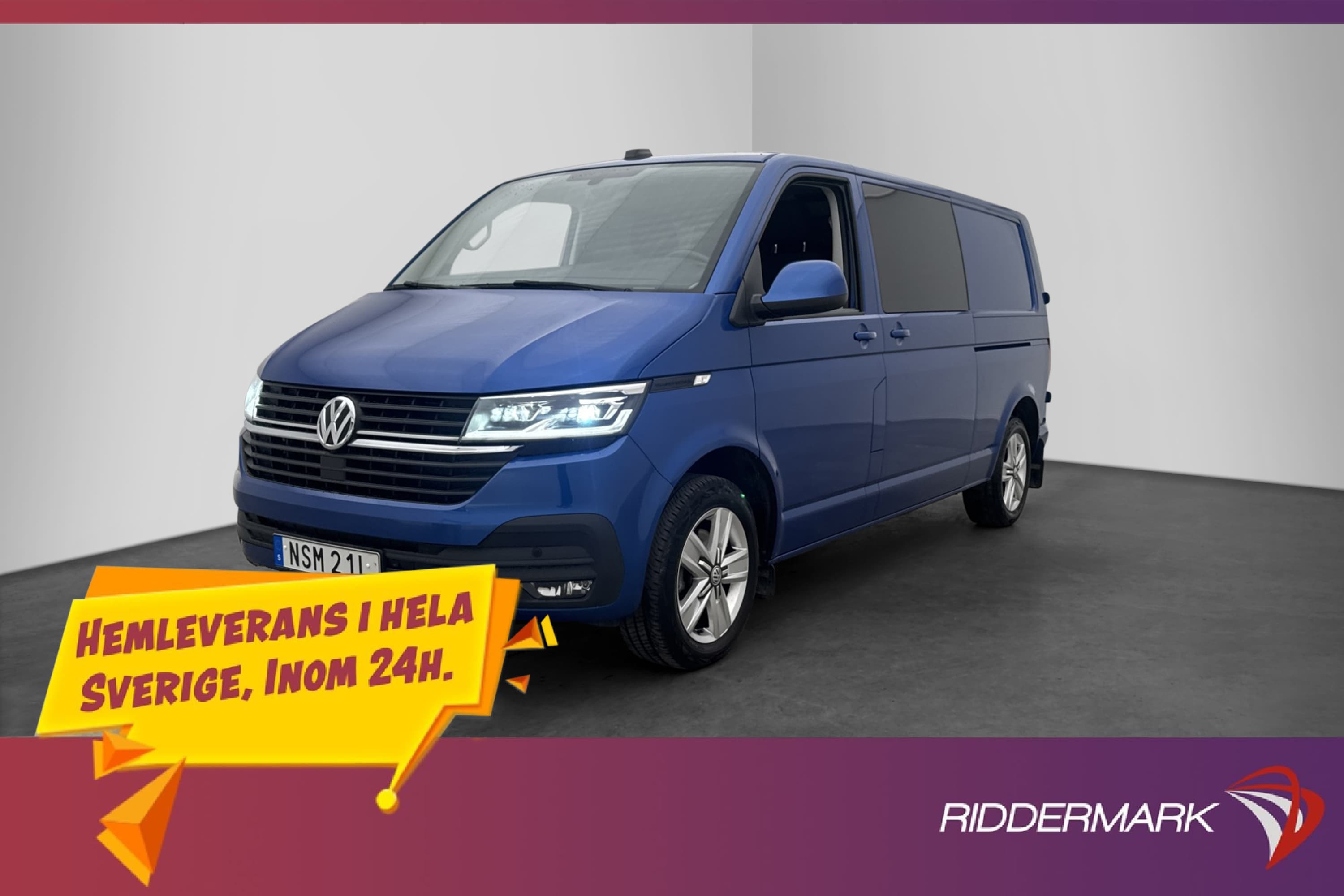 Volkswagen Transporter Kombi Cockpit Värm Drag CARPLAY MOMS