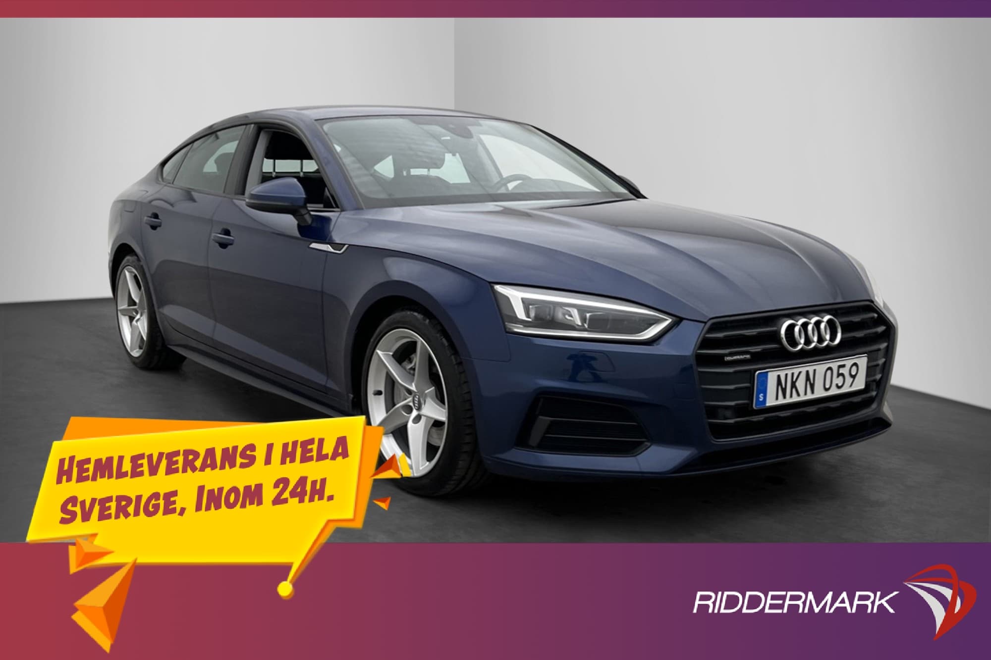 Audi A5 Sportback 2.0 TDI Quattro Proline Sensorer Rattvärme