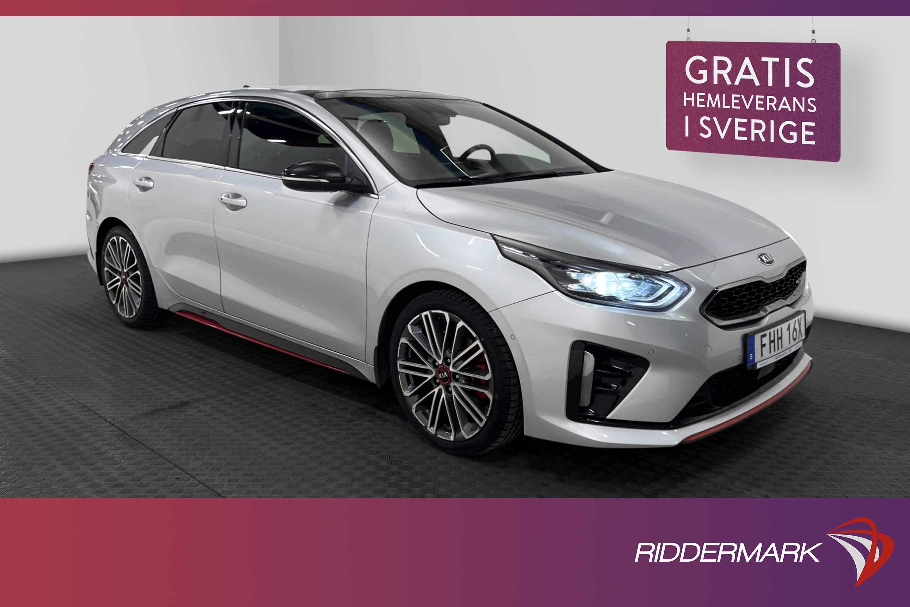 Kia ProCeed GT 1.6 T-GDI 204hk Pano JBL Kamera Drag Välserv