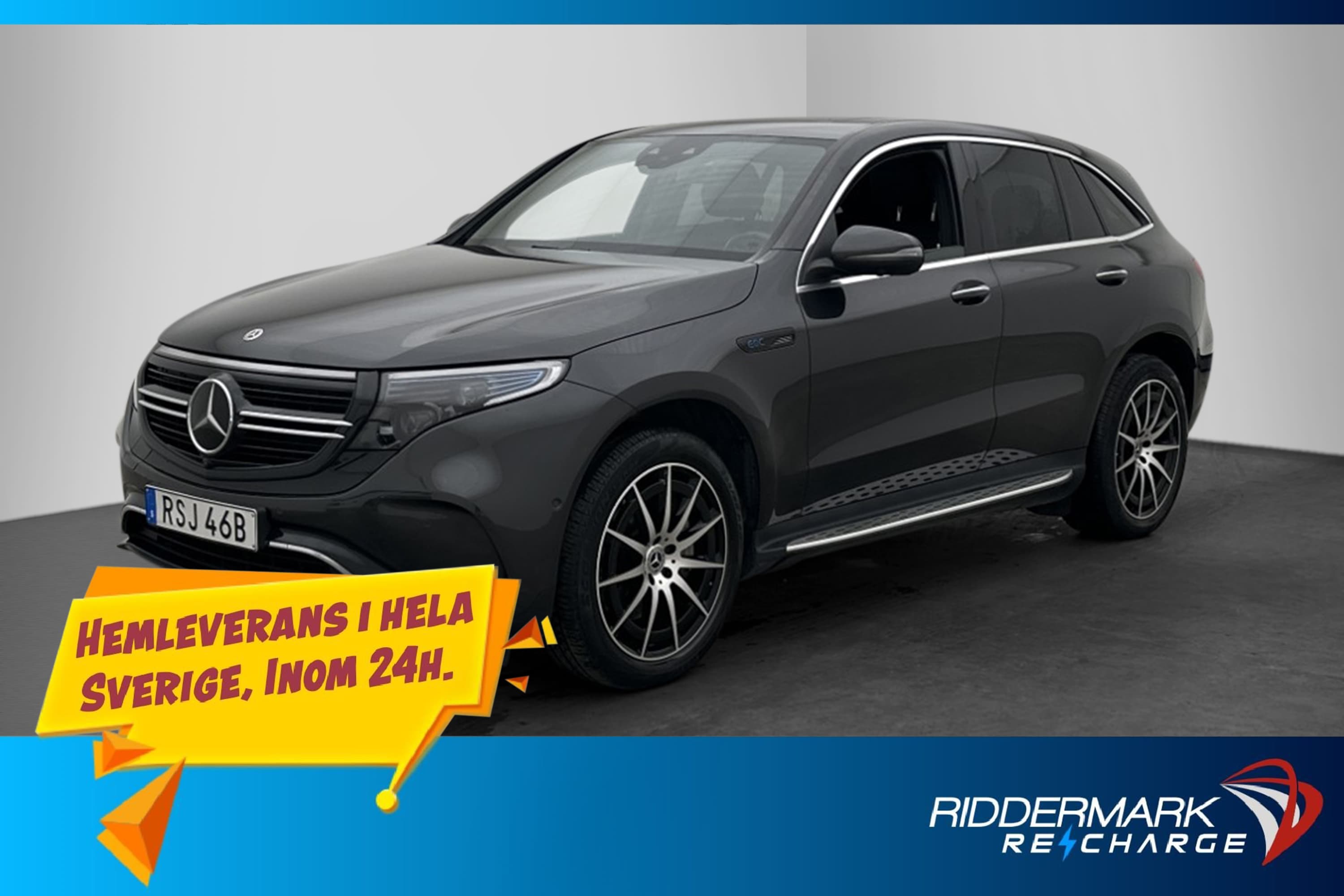 Mercedes-Benz EQC 400 4M AMG Pano Burm Head Up 360° Dragkrok