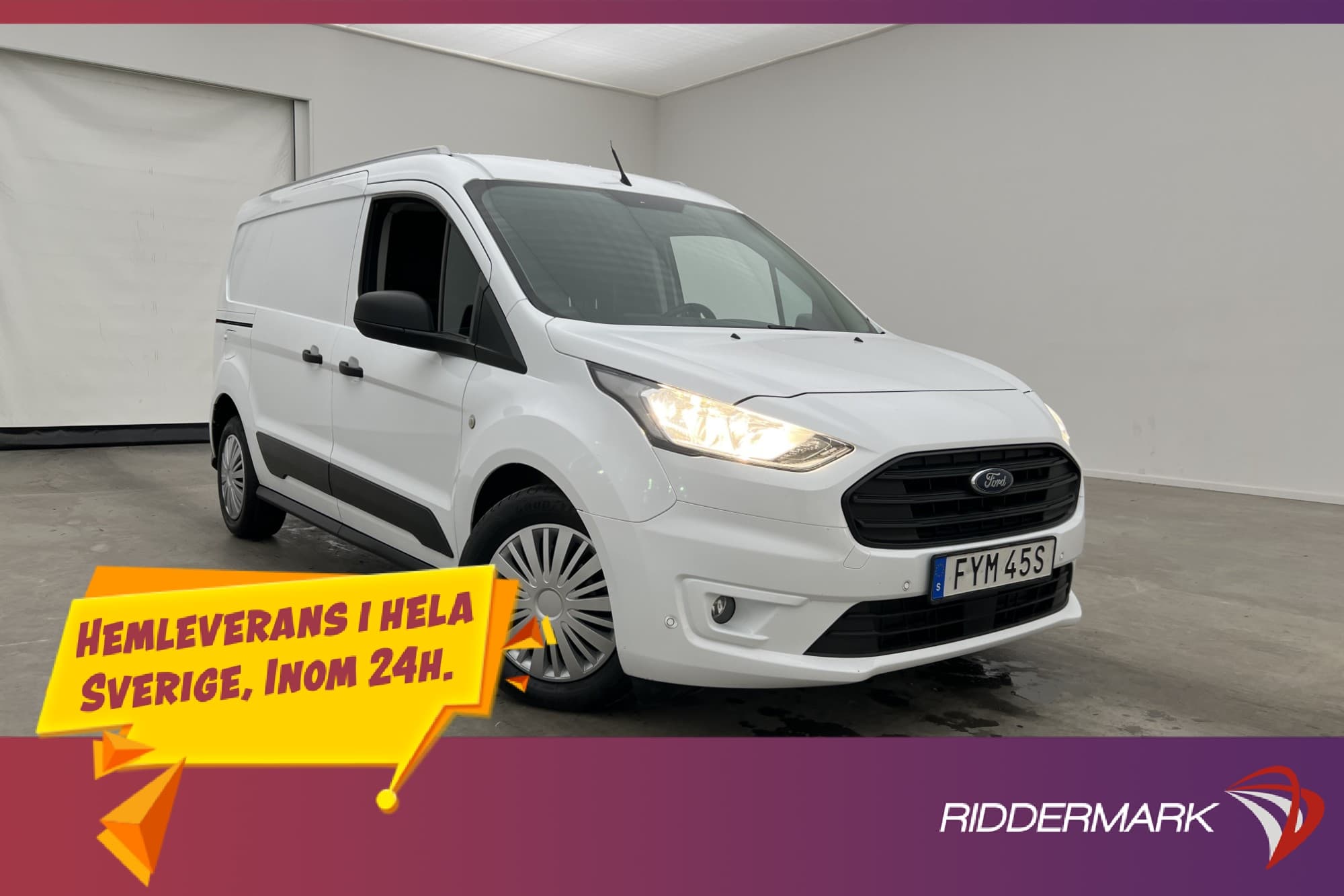 Ford Transit Connect LWB Värmare Dragkrok B-Kamera Moms