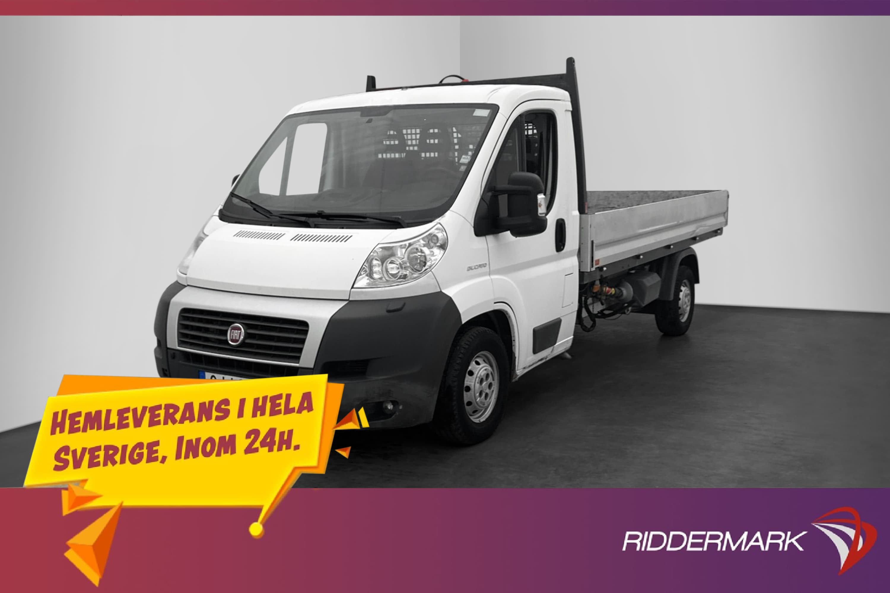 Fiat Ducato FLAKBIL/KRANBIL 2.3 Ny-Kamrem Värmare MOMS