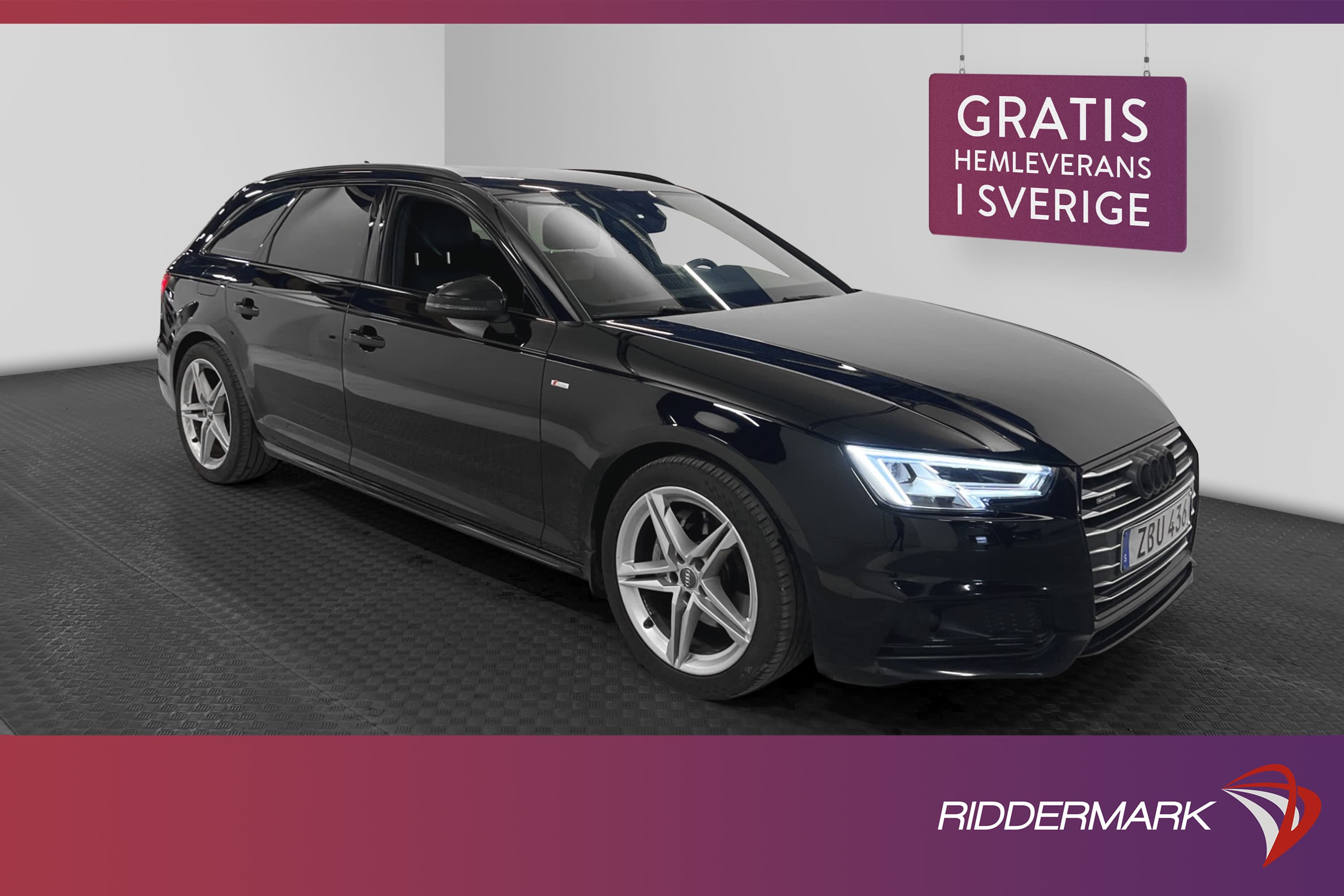 Audi A4 Avant TDI Q 190hk S-Line Värmare Halvskinn PDC Drag