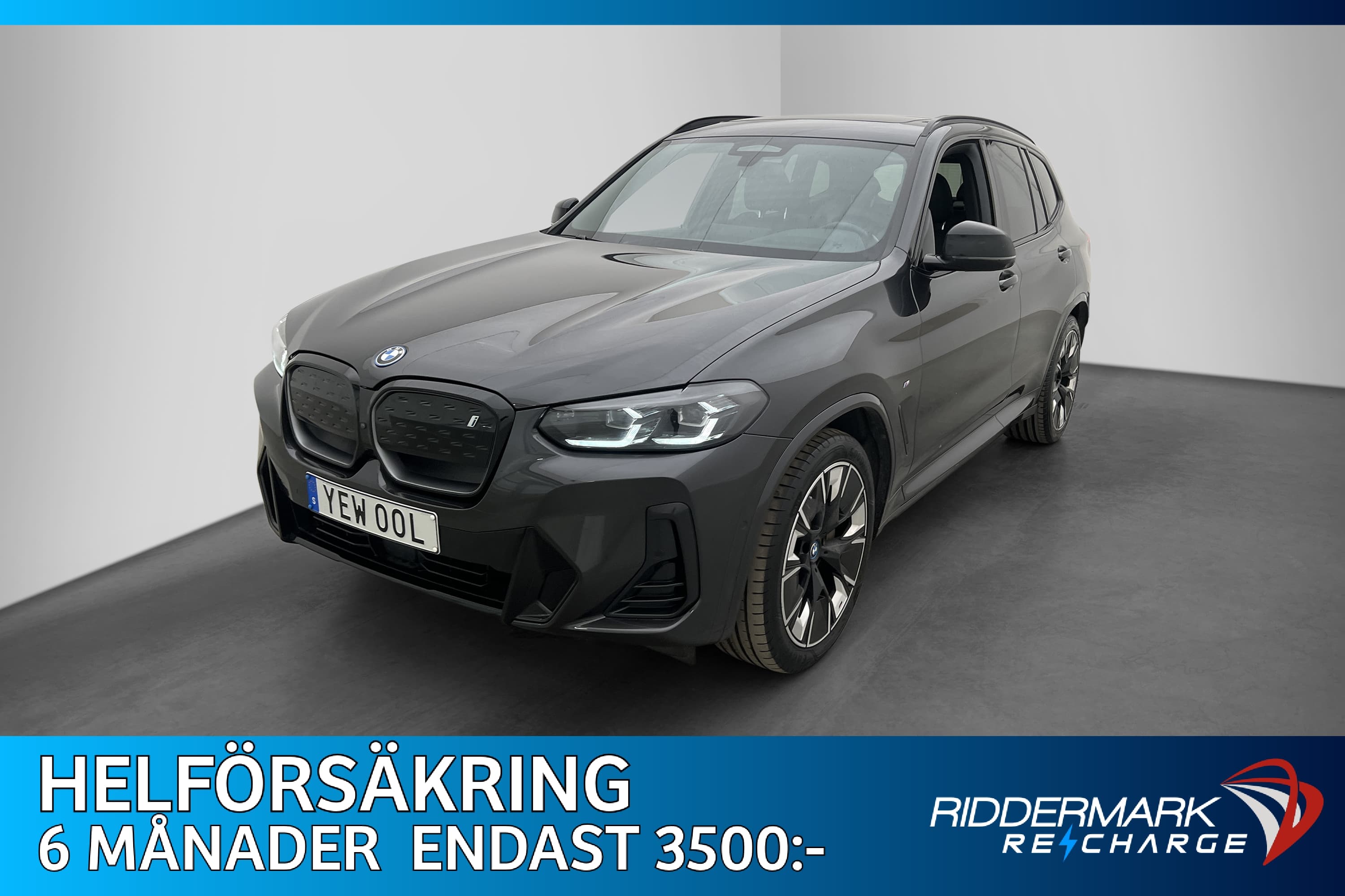 BMW iX3 286hk Charged Plus M Sport Pano H/K Head Up Drag 360