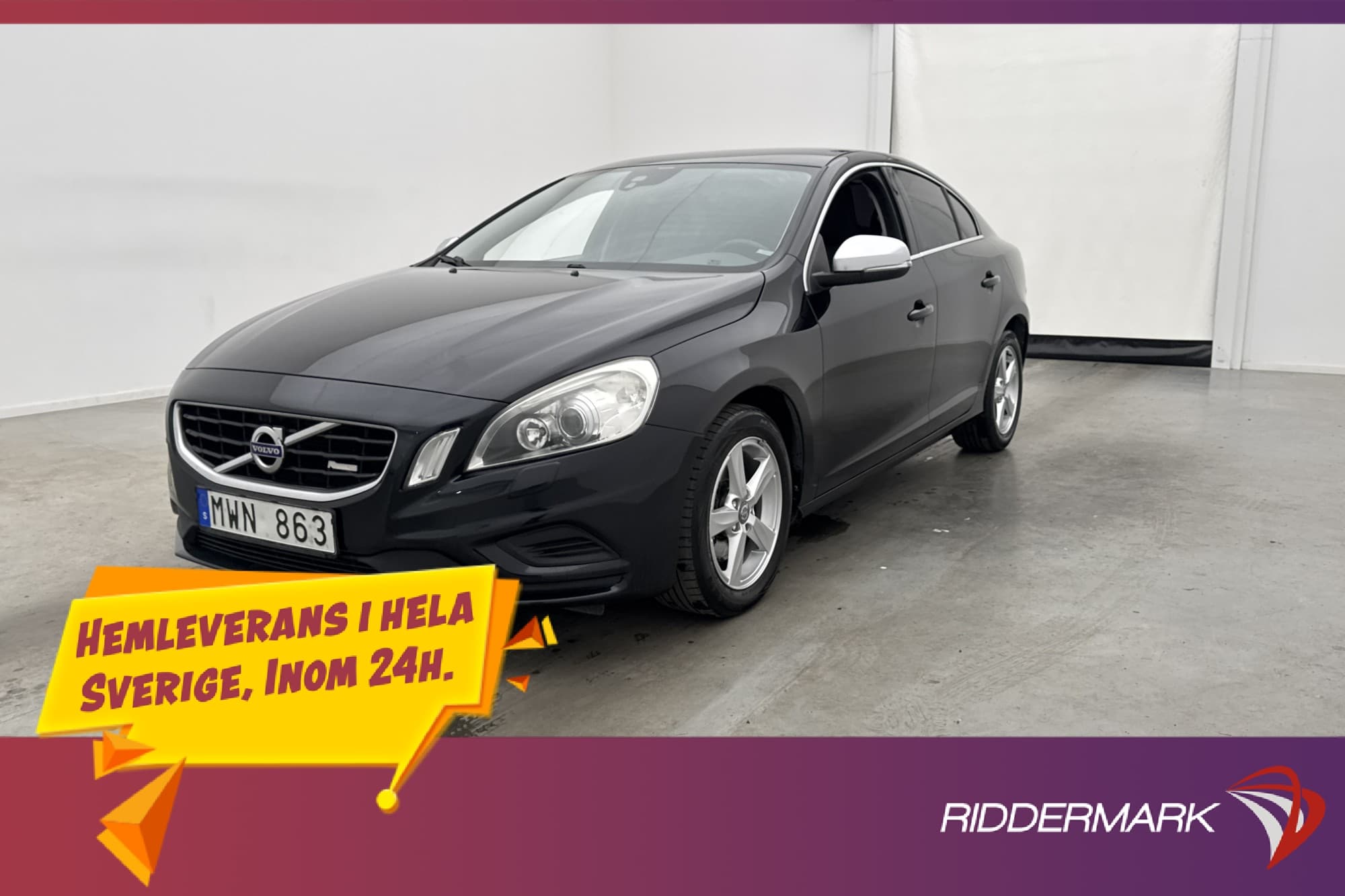 Volvo S60 T5 240hk R-Design P-Sensorer Halvskinn Farthållare