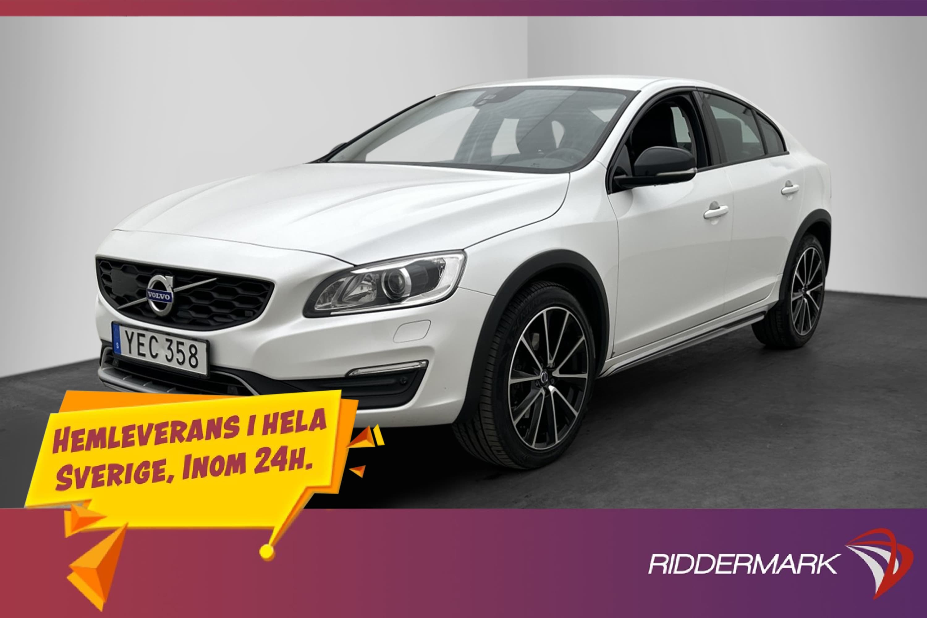 Volvo S60 Cross Country D4 AWD  Summum Skinn Värm Kamera 190