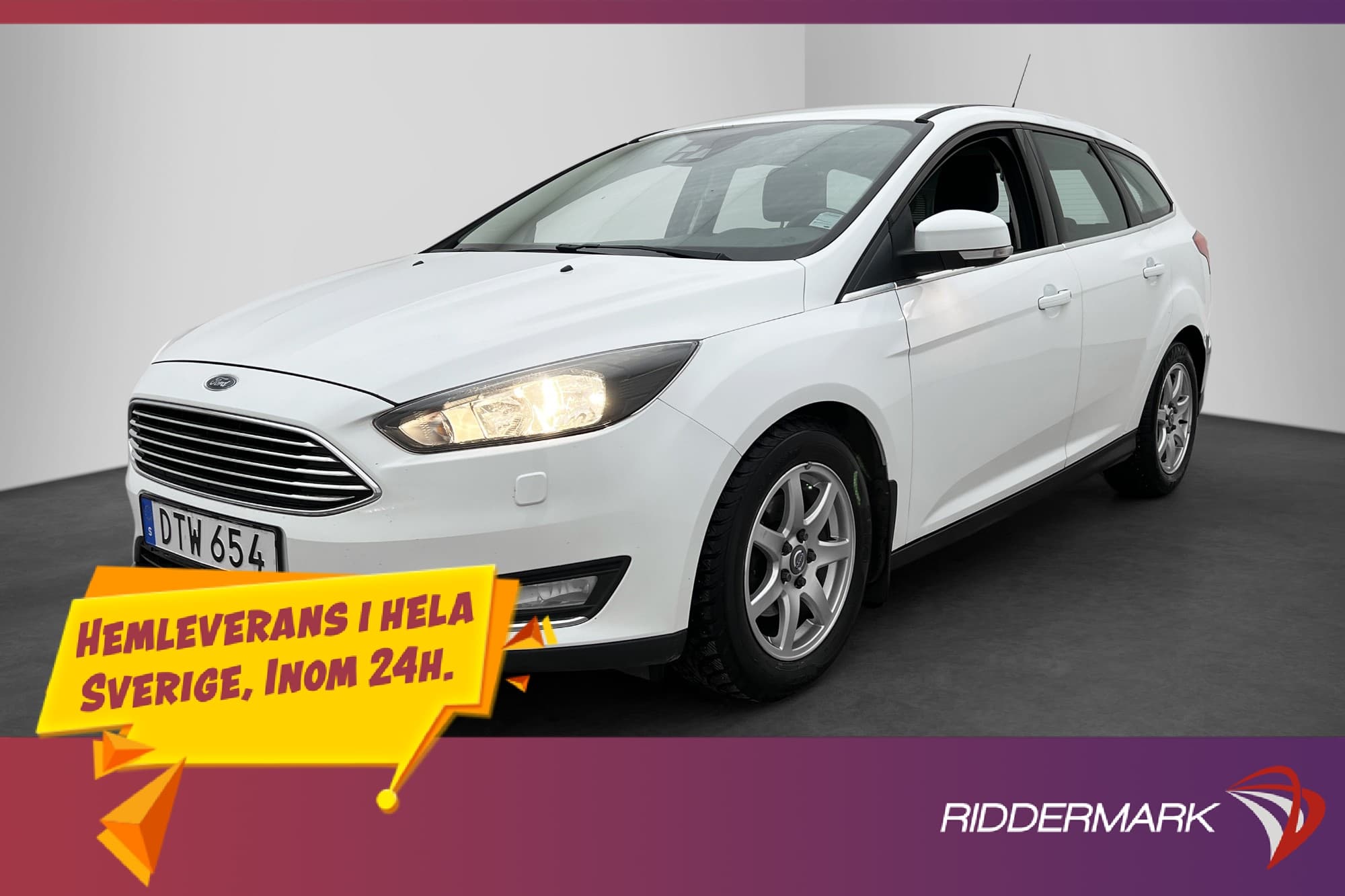 Ford Focus Kombi 1.0 EcoBoost 125hk Titanium Drag Ny Kamrem 