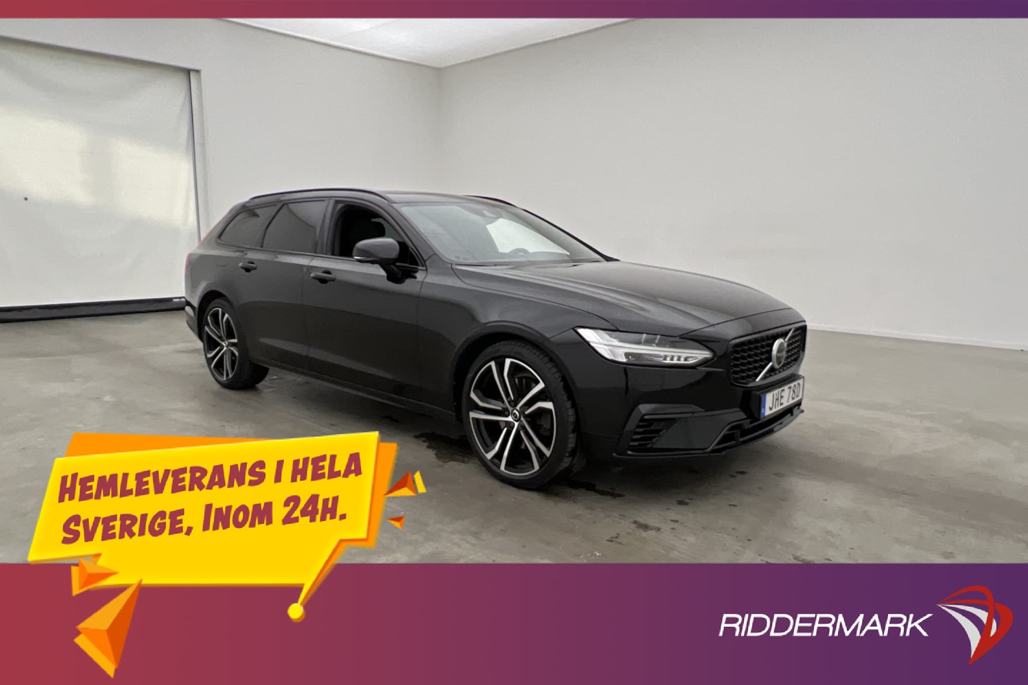 Volvo V90 Recharge T6 AWD R-Design B&W Luftfjädring Pano 360