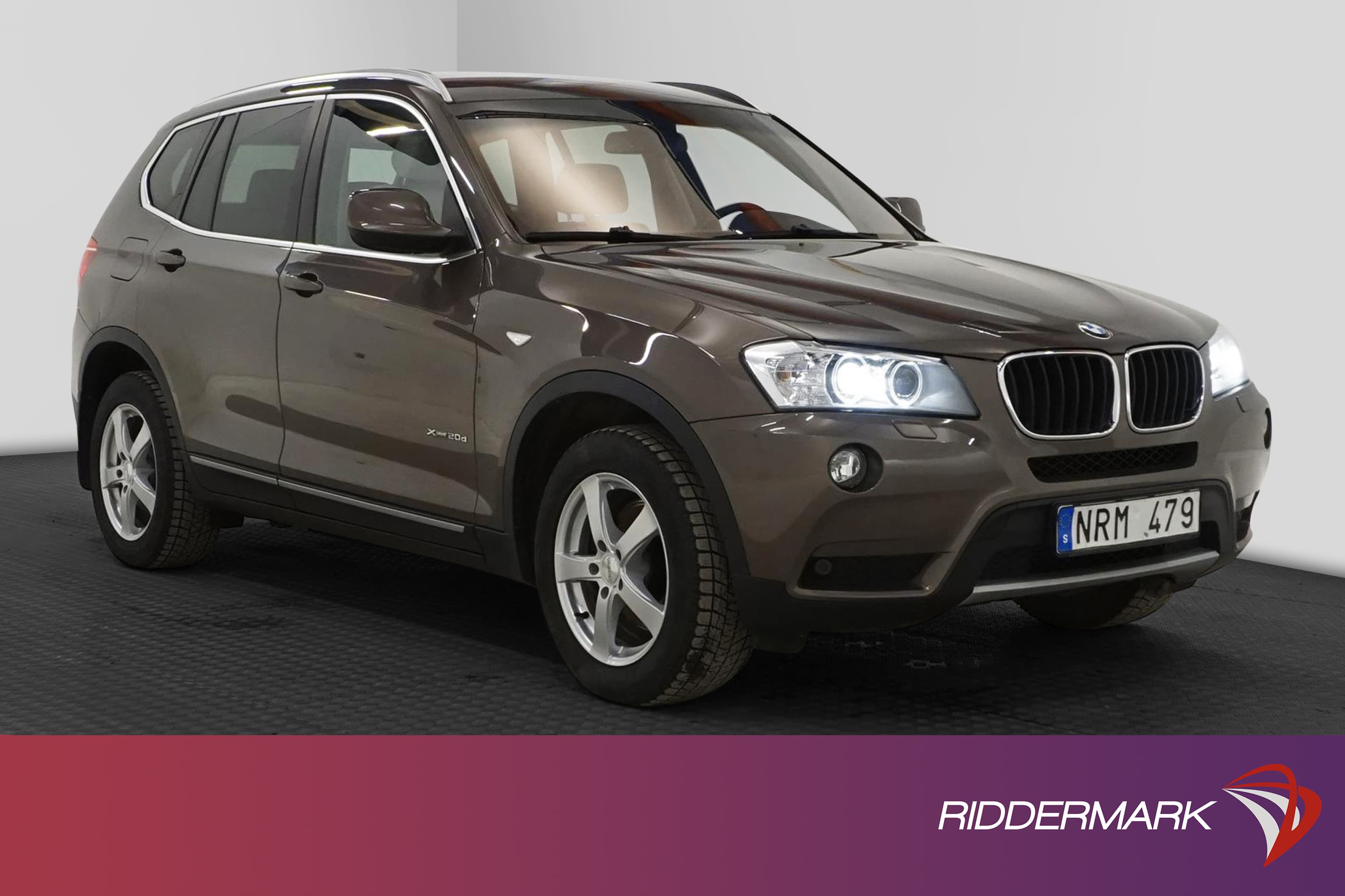 BMW X3 xDrive 20d 184hk D-Värm Skinn Keyless PDC Drag