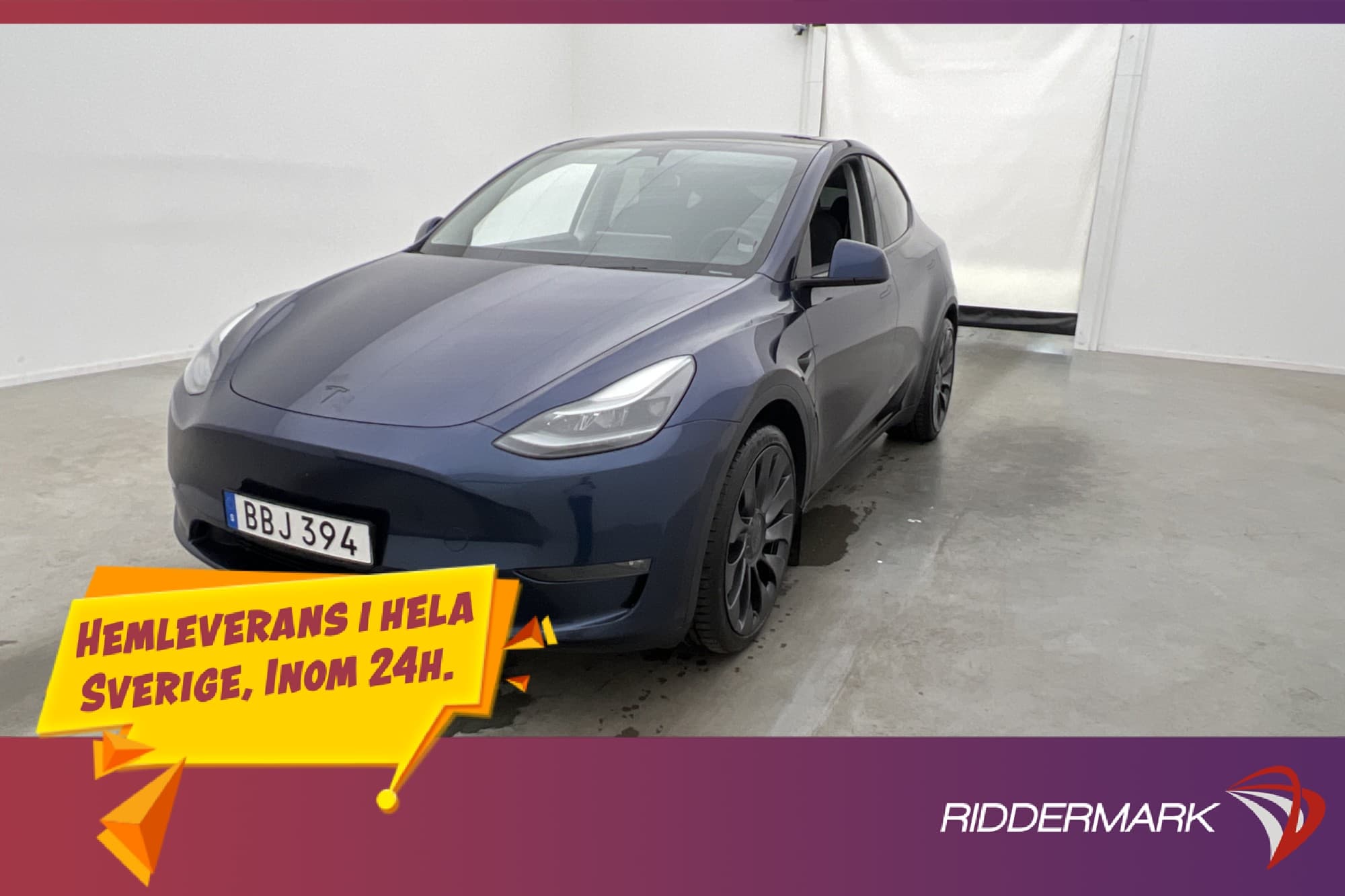 Tesla Model Y Long Range AWD Dragkrok En-brukare Autopilot