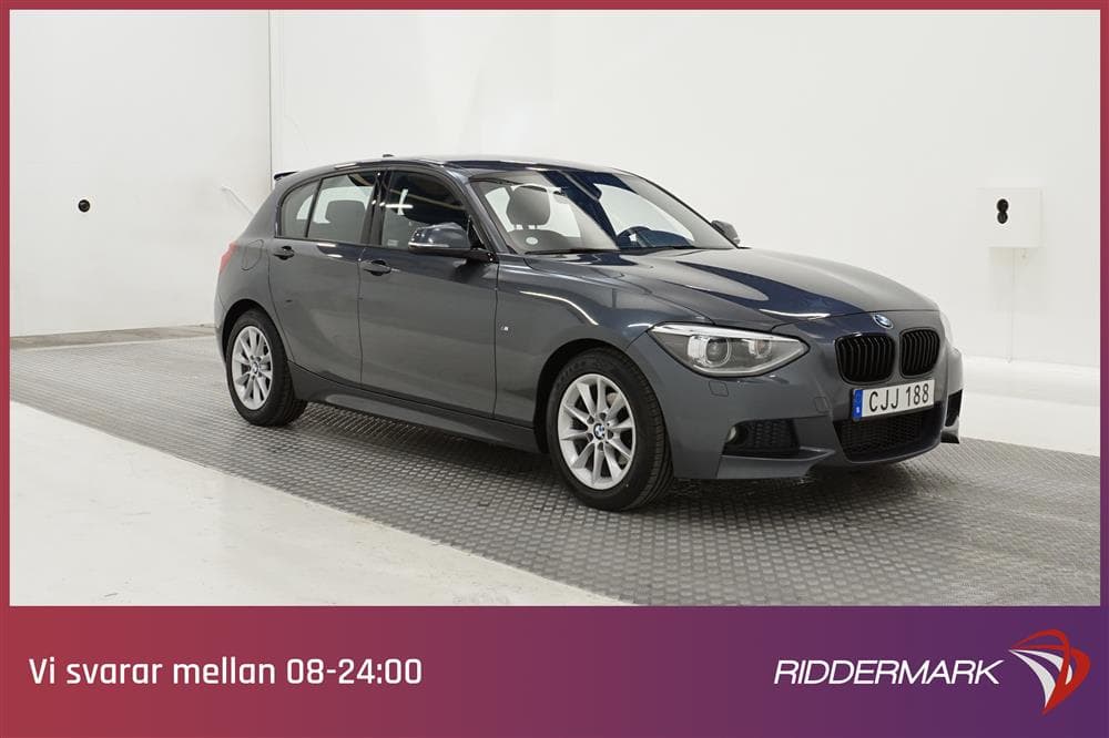 BMW 118d M Sport AUTOMAT 143hk Nyservad Nya däck