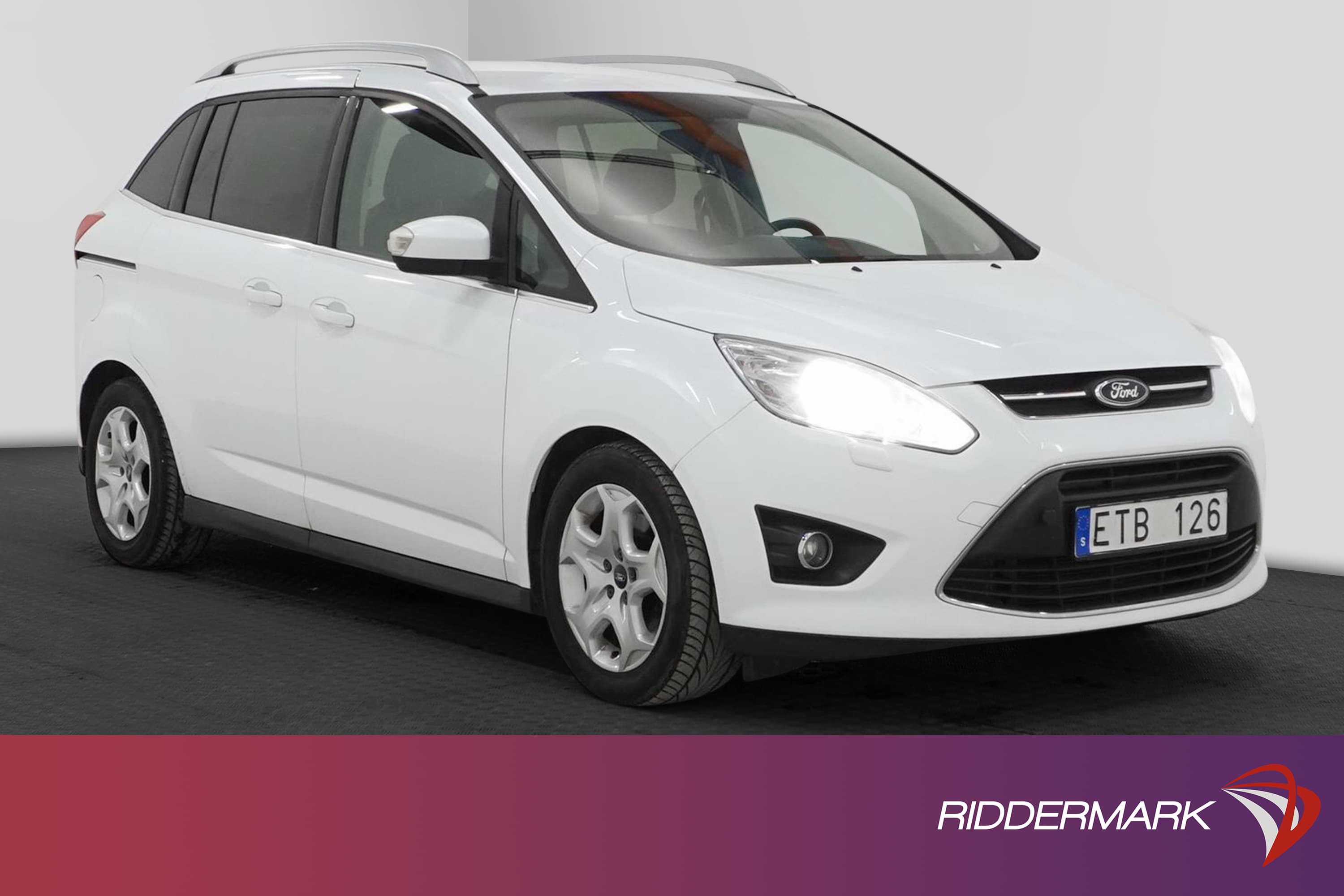 Ford Grand C-Max 95hk 7-sits D-värm Drag Välservad 0,49l/mil