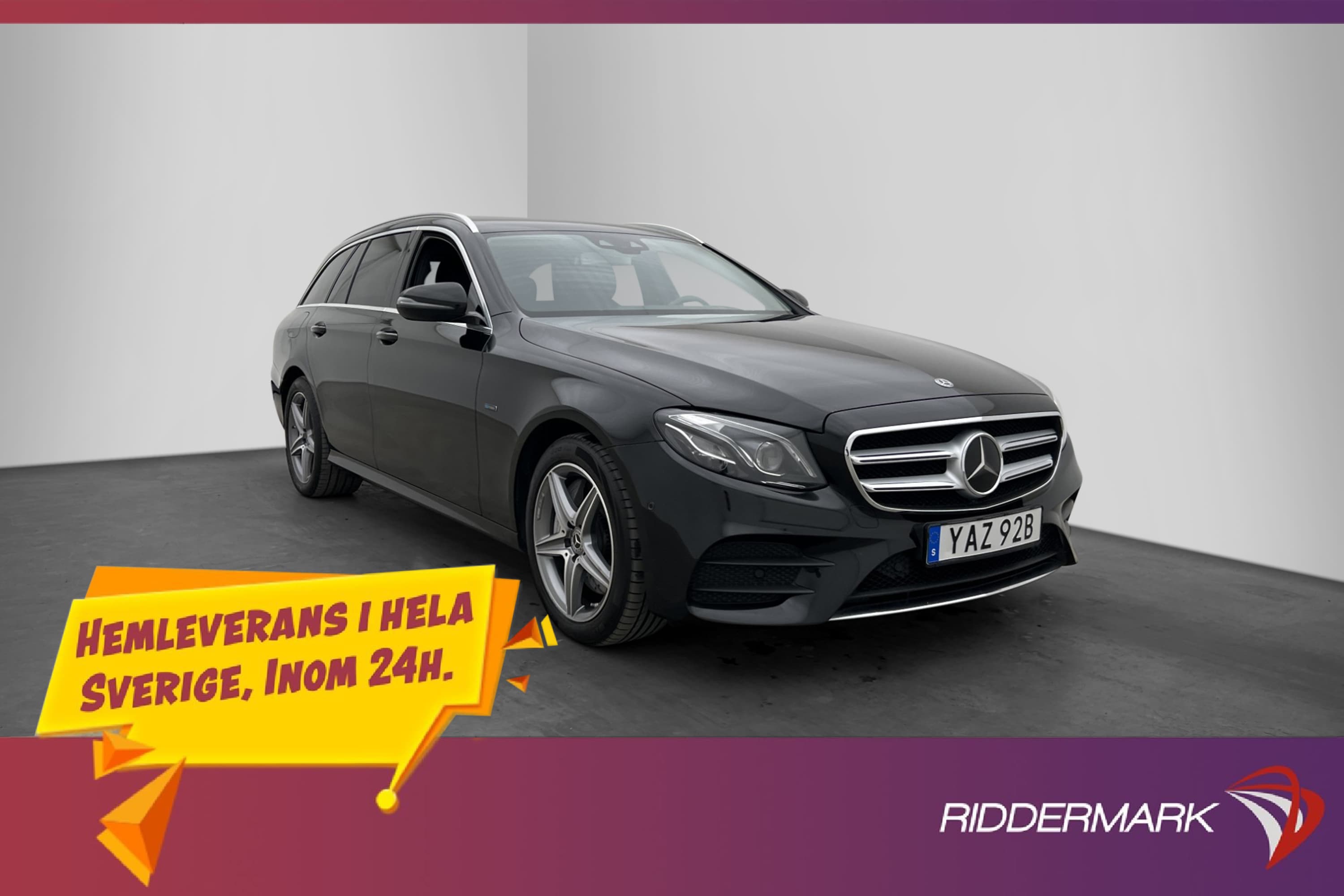 Mercedes-Benz E 300de AMG 360° Värmare Navi Adaptiv-f