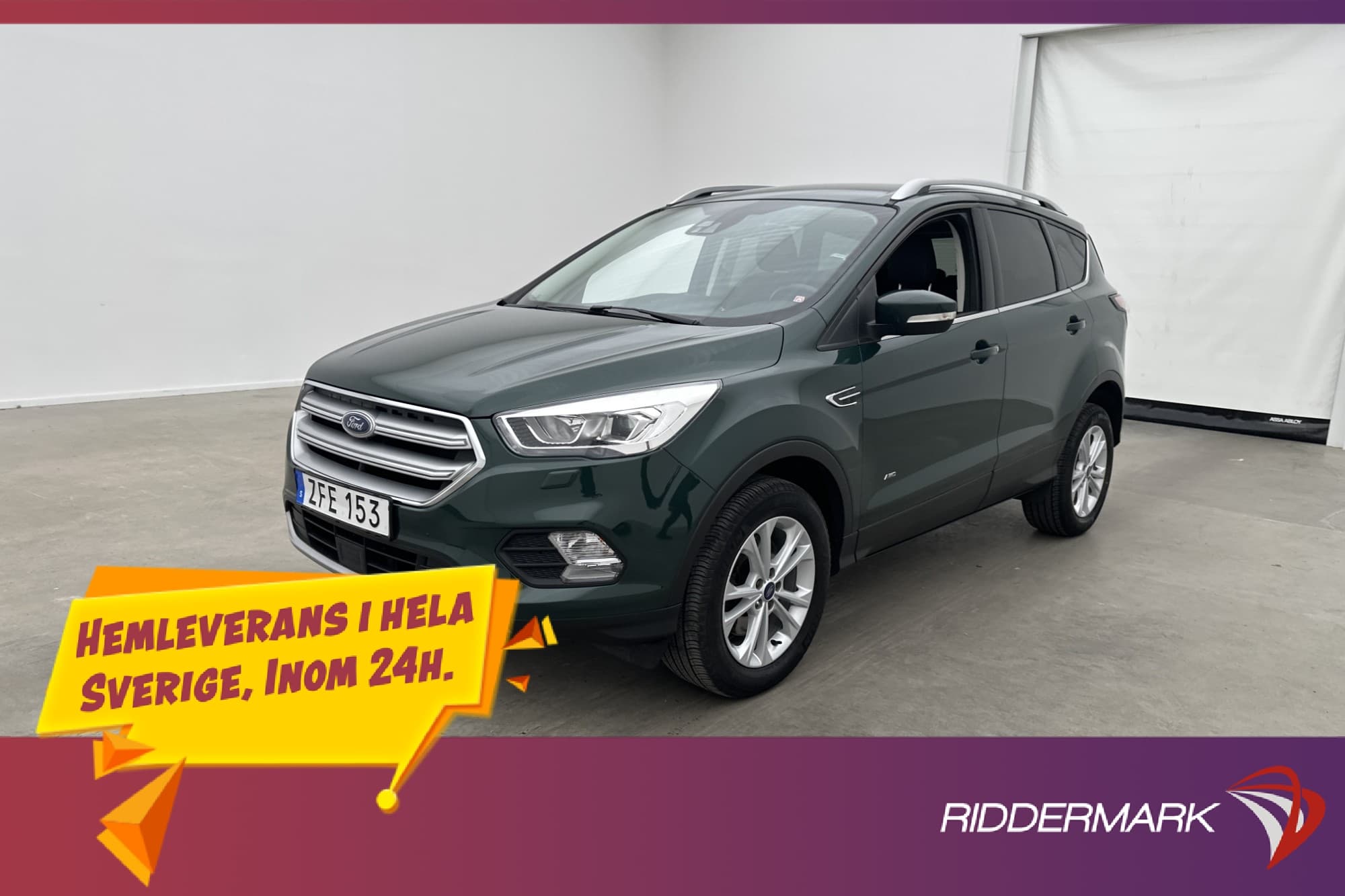 Ford Kuga TDCi AWD 180hk Titanium Kamera Halvskinn CarPlay