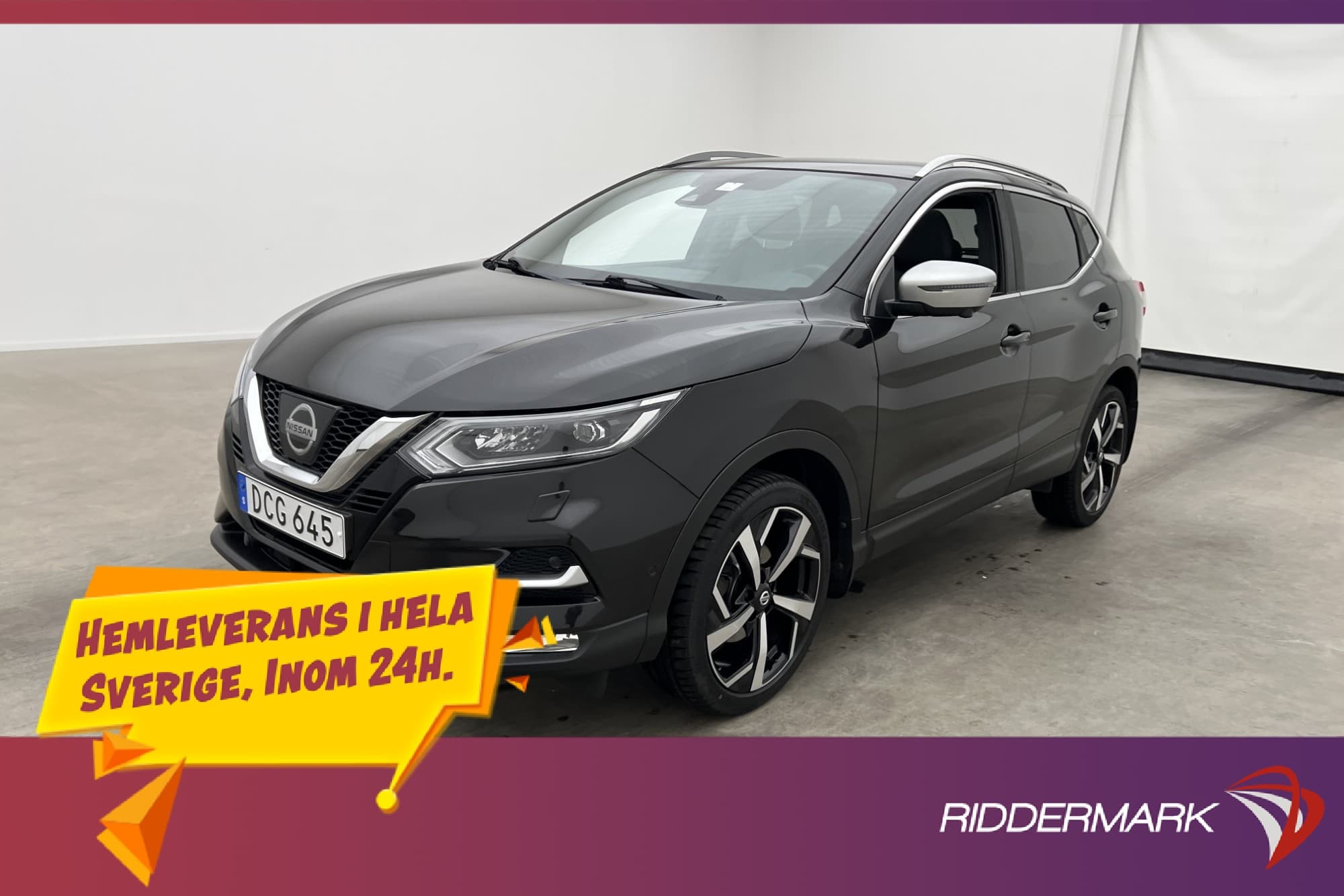 Nissan Qashqai 115hk Tekna + Pano BOSE 360° Navi Skinn Drag