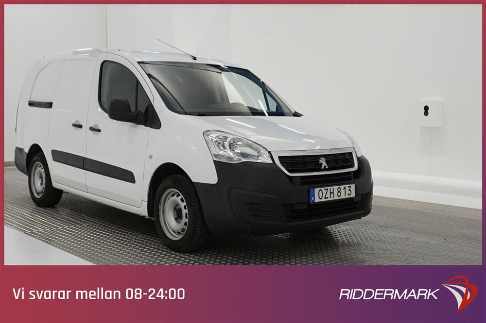 Peugeot Partner 1.6 HDI Eu6 100hk L2 Drag Värmare Moms