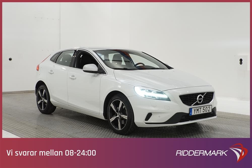 Volvo V40 T3 152hk R-Design B-Värm Navi Keyless 1-brukare