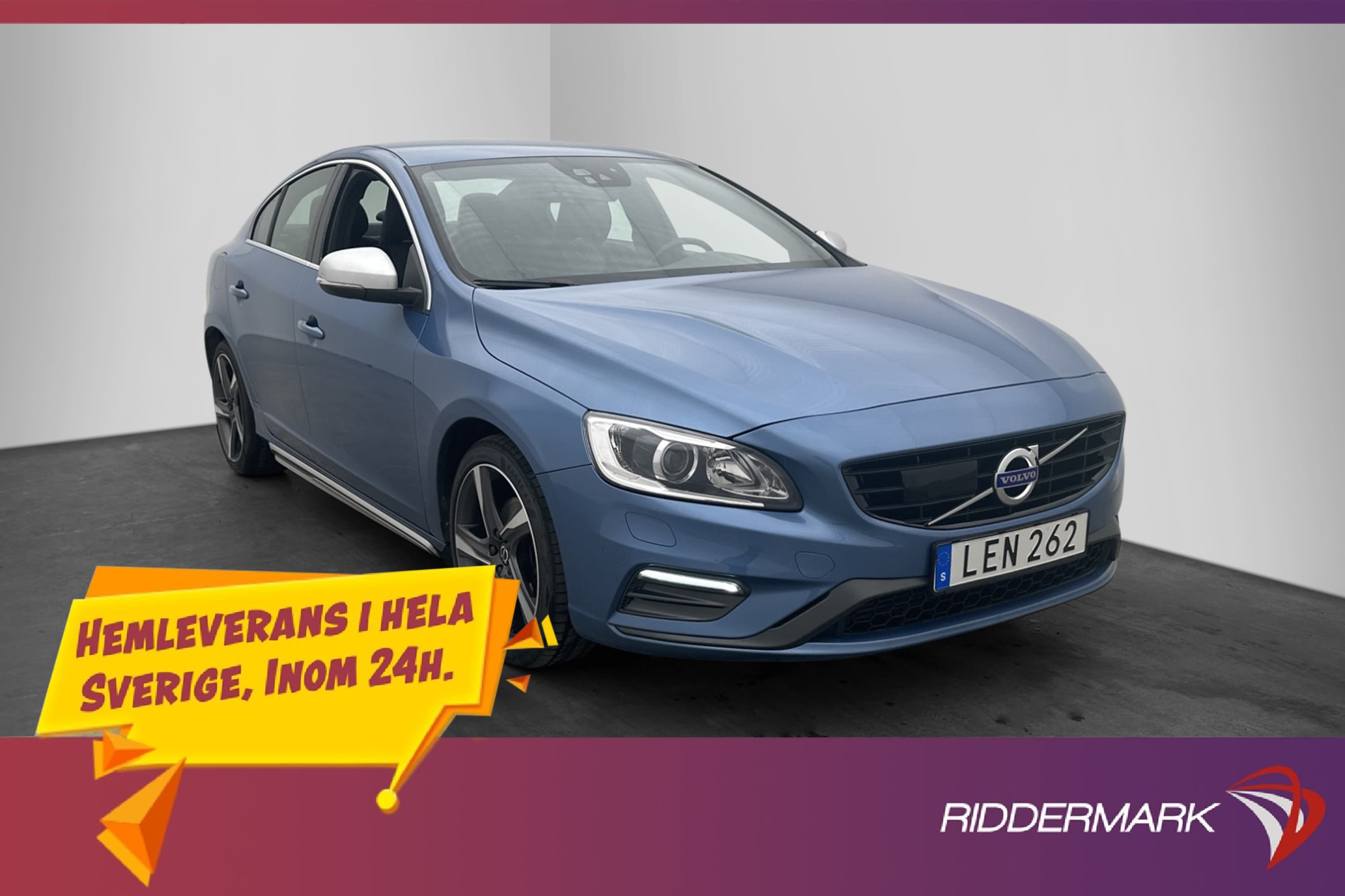Volvo S60 T5 245hk R-Design Navi Adaptiv-fart Drag BLIS PDC