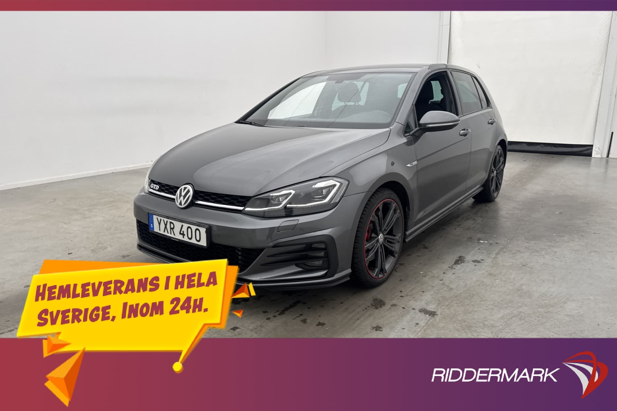 Volkswagen Golf GTD 184hk Pluspaket Cockpit Värmare Sensorer