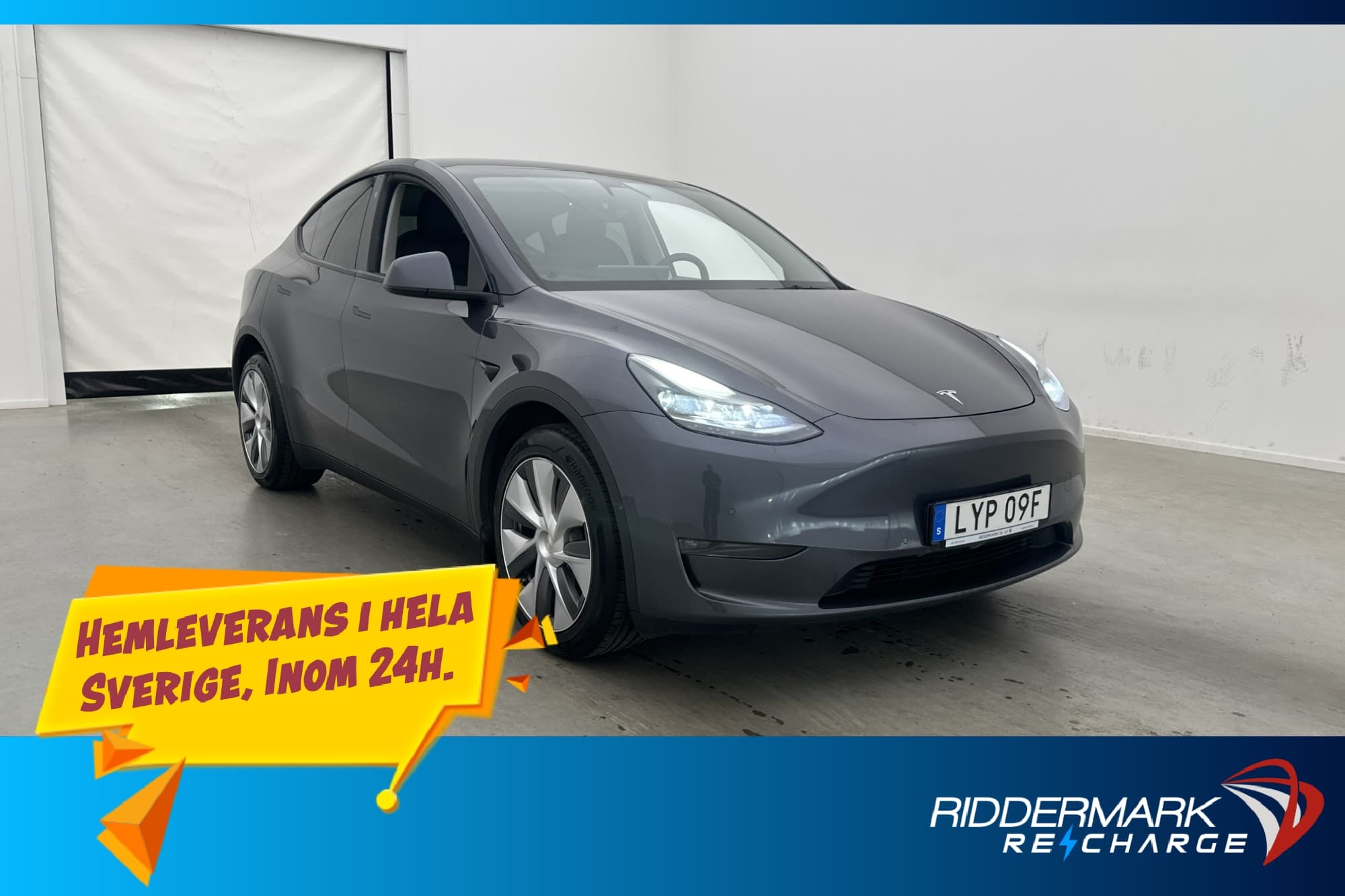 Tesla Model Y Long Range AWD Autopilot Svensksåld