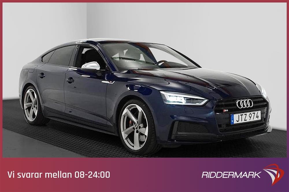 Audi S5 Sportback 3.0 TFSI 354hk Värmare Pano B&O Dragexteriör
