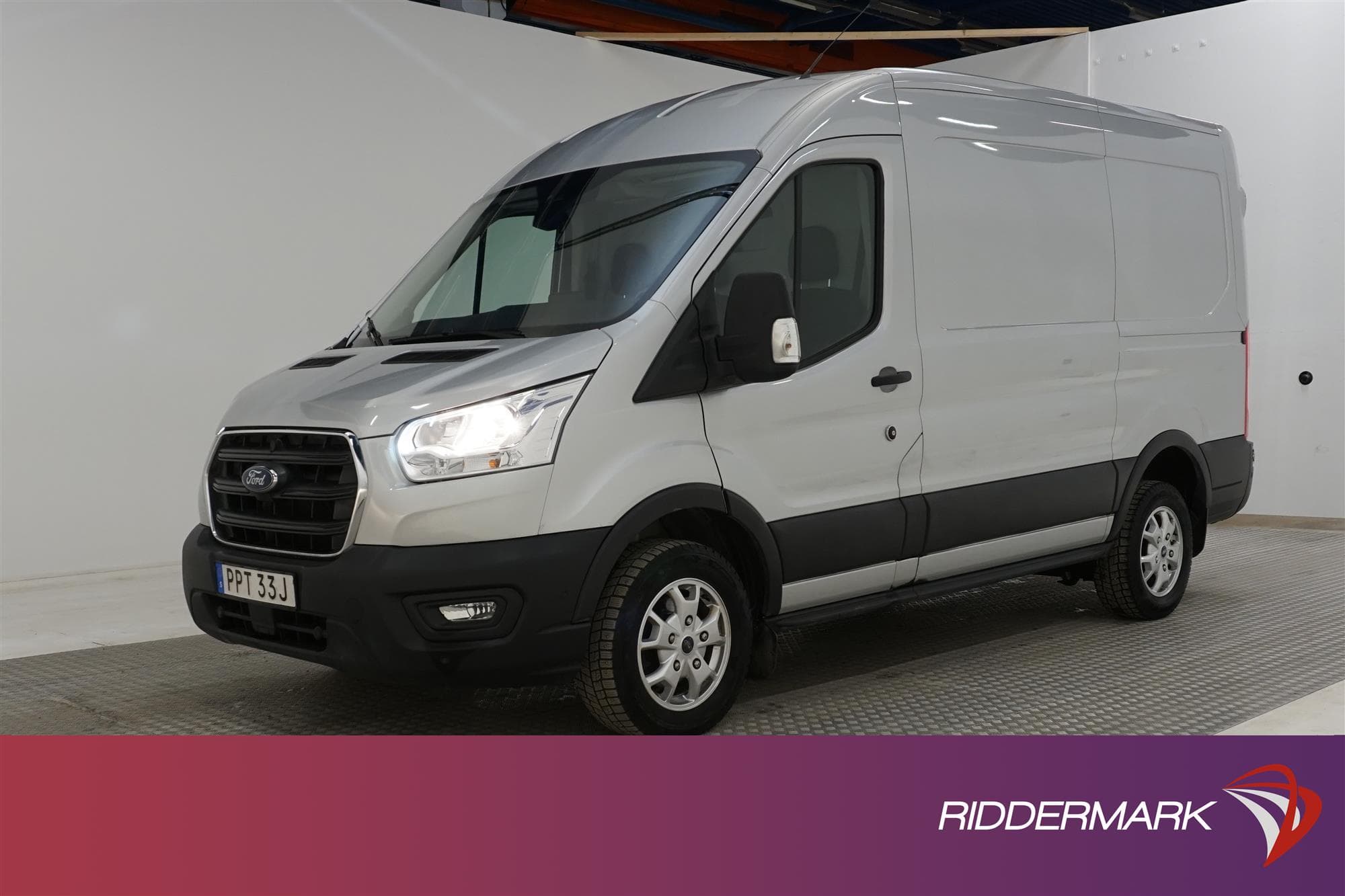 Ford Transit 350 2.0Eco Automat H2 Drag Kamera Värmare Moms 