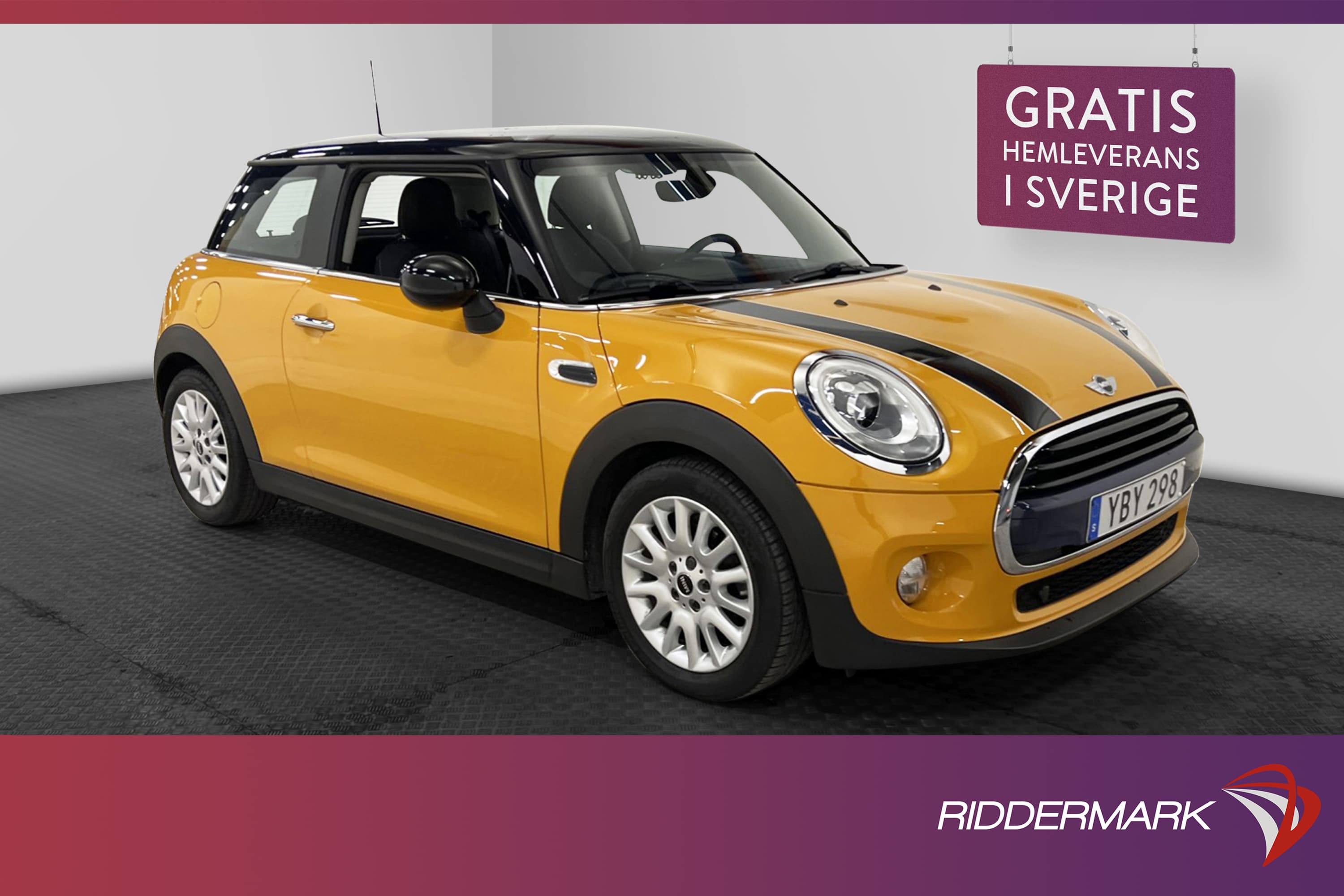 MINI Cooper 3-dr 136hk Pepper Excitement Connected Värmare 