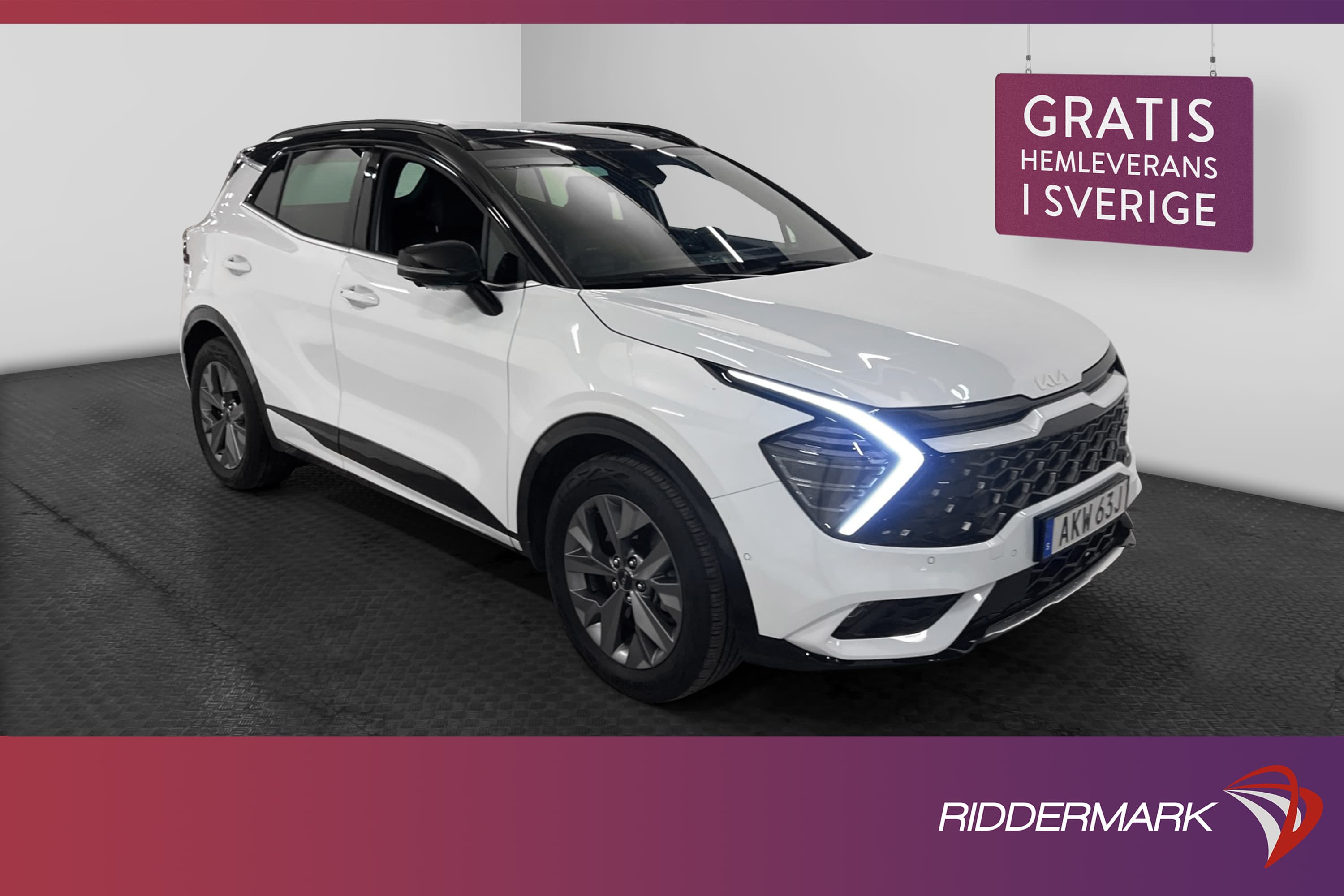 Kia Sportage Hybrid AWD 230hk GT-Line Pano H/K 360° Navi 