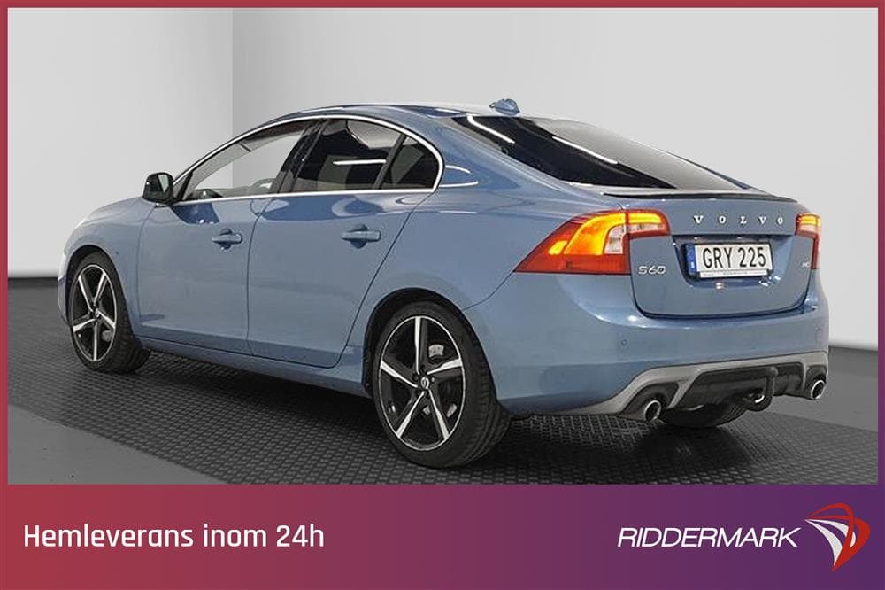 Volvo S60 D4 AWD 190hk R-Design VOC Värmare Taklucka BLIS exteriör