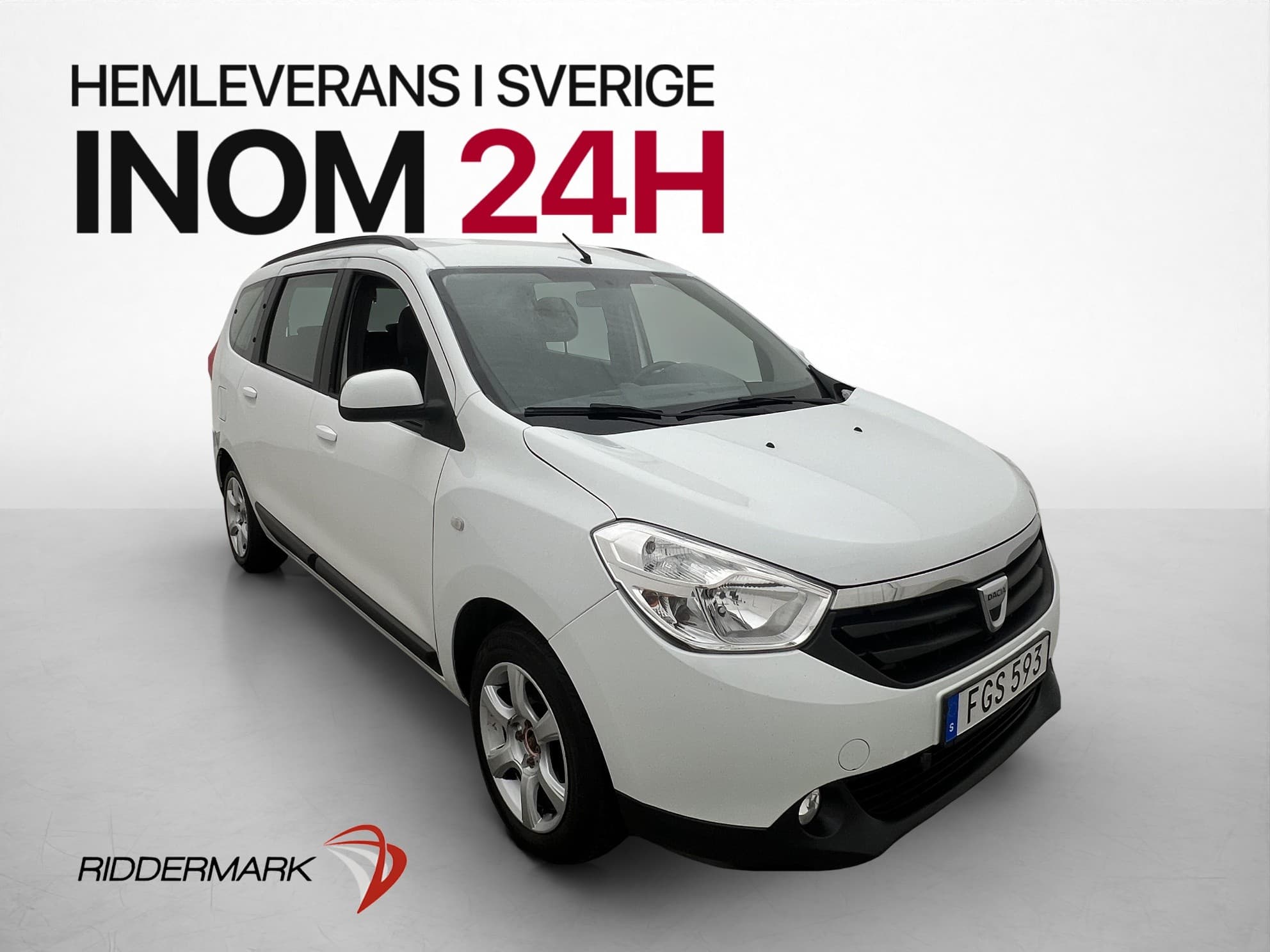 Dacia Lodgy 115hk 7-Sits Motorvärmare P-Sensorer Dragkrok