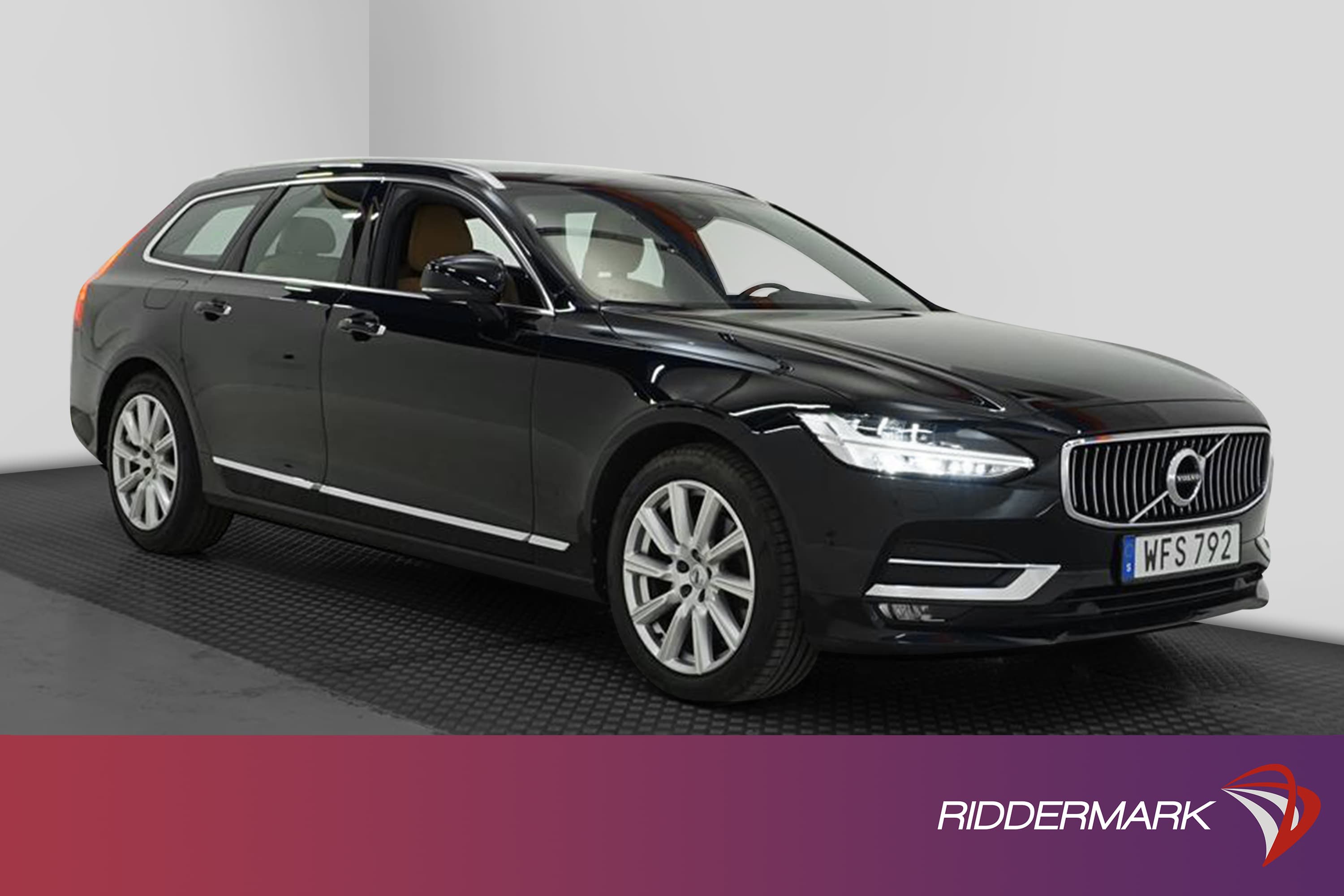 Volvo V90 D4 190hk Inscription D-Värm VOC Skinn GPS Dragexteriör