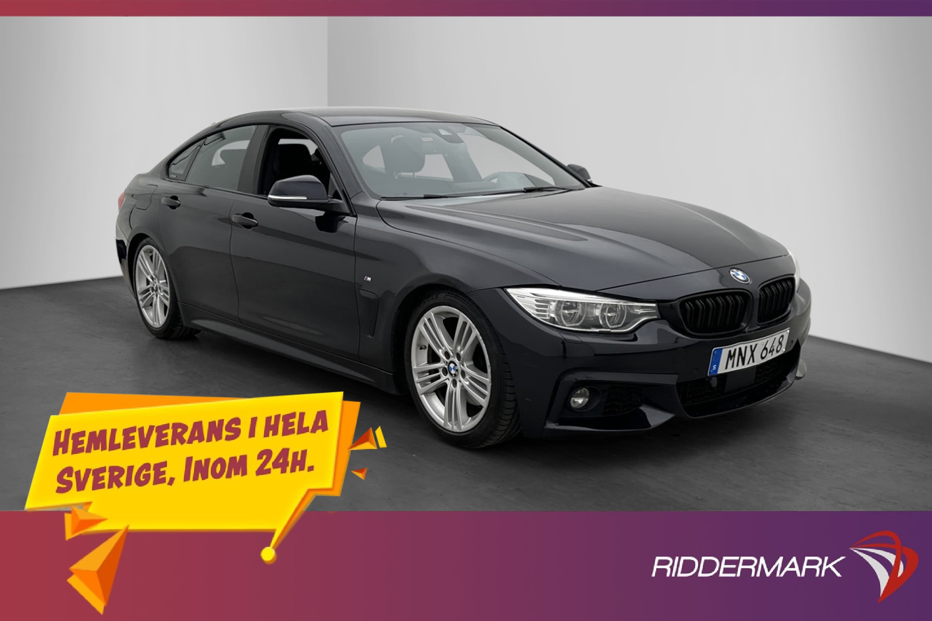 BMW 428 i Gran Coupé 245hk M Sport M-Värm Sensorer Navi HUD