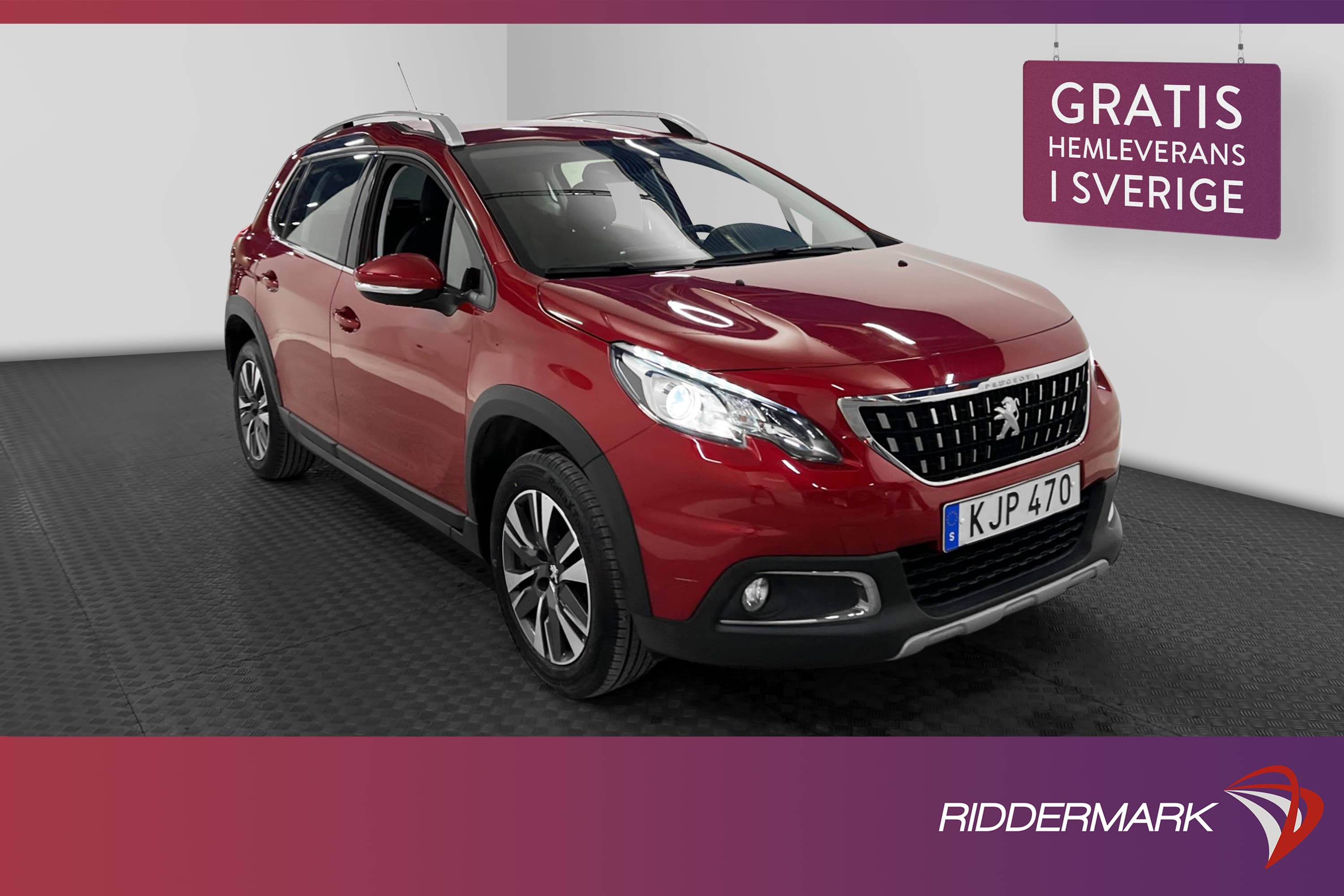 Peugeot 2008 1.2 e-THP Automatisk 110hk Sensorer BT Nyservad