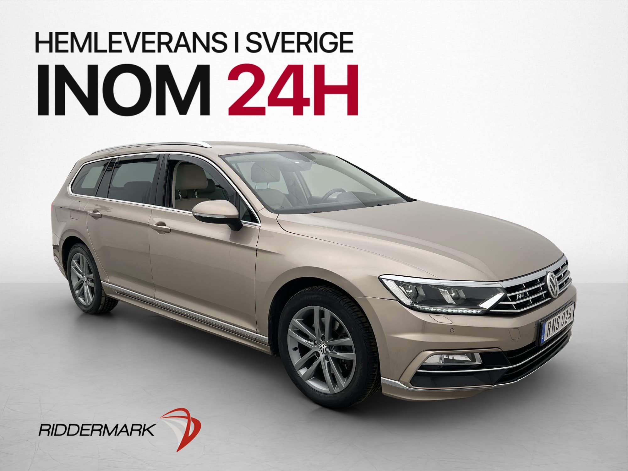 Volkswagen Passat 2.0 TDI R-Line Värmare Kamera Drag Skinn 
