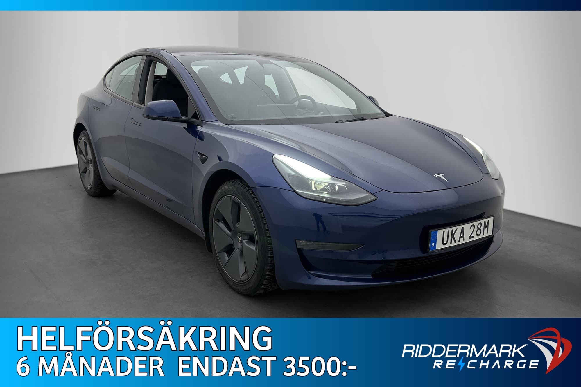 Tesla Model 3 Long Range AWD Autopilot Svensksåld