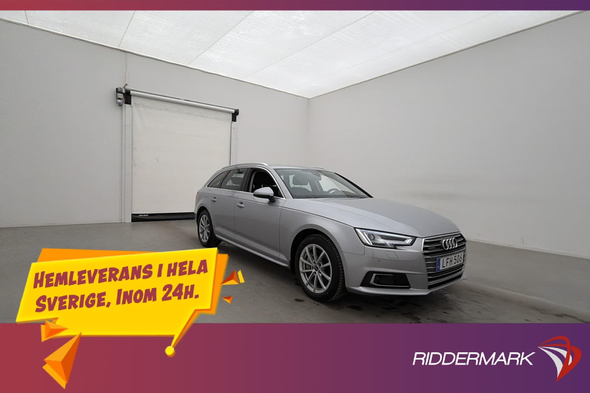 Audi A4 2.0 TDI 190hk Quattro Värmare Drag Adaptiv Sensorer
