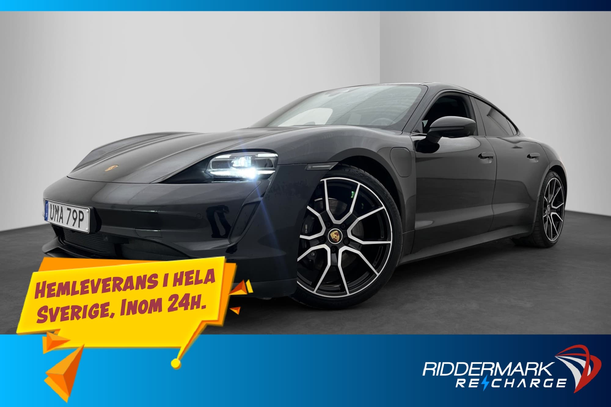 Porsche Taycan DD 381hk Sport Chrono Värmare Pano PDLS 360°