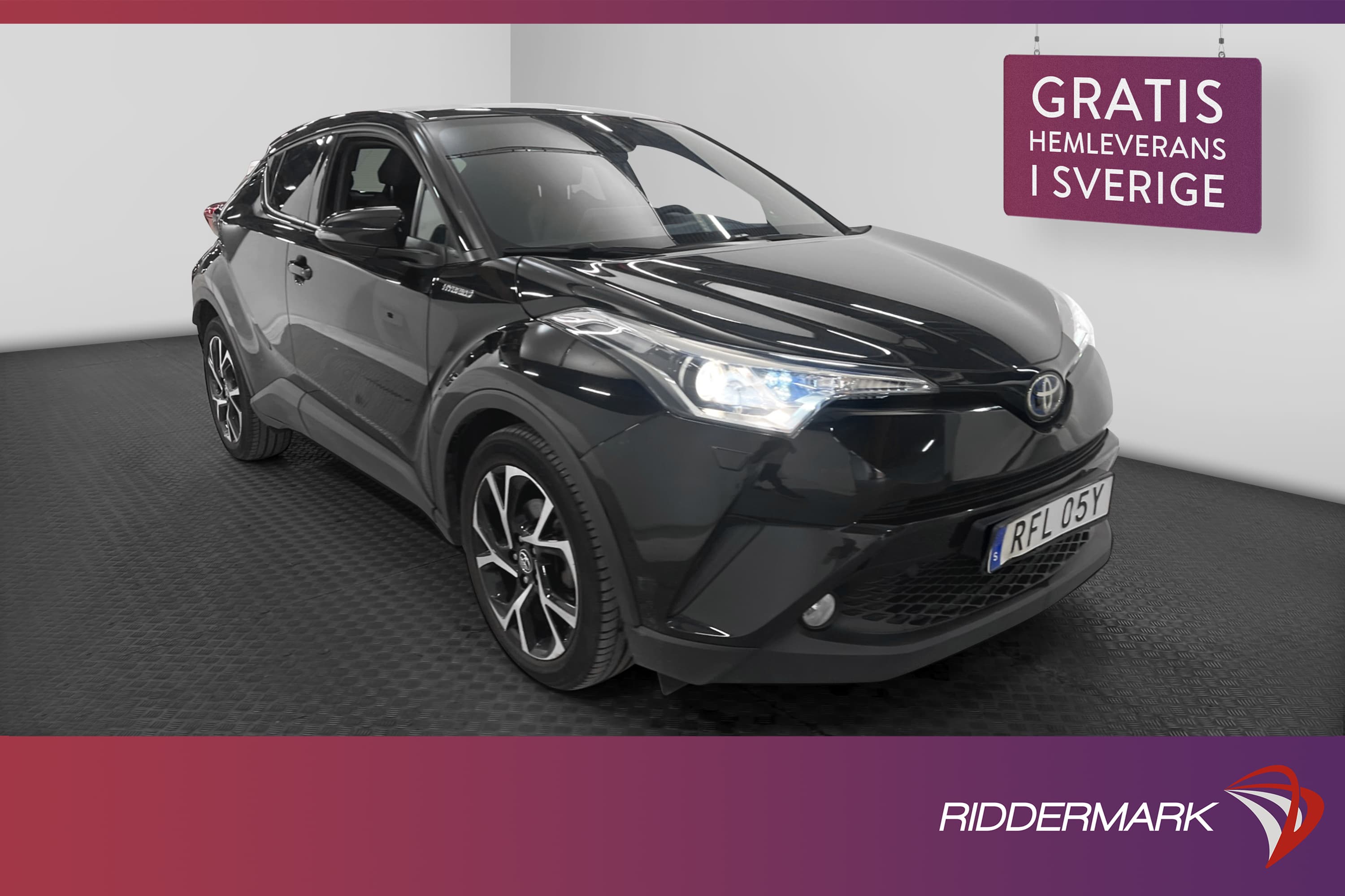 Toyota  C-HR Hybrid 122hk X-Edition JBL Kamera Skinn Välserv