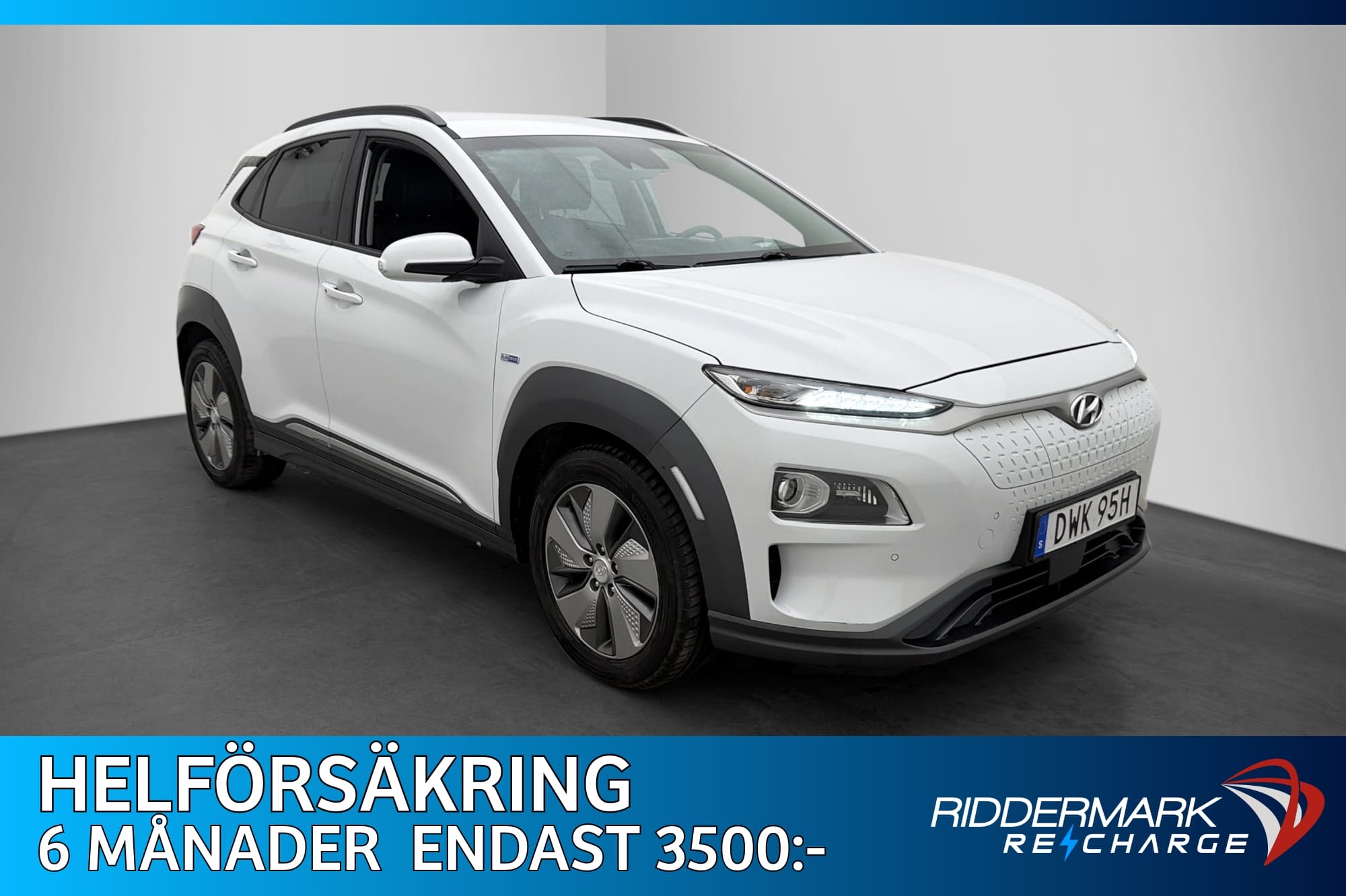 Hyundai Kona Electric 64 kWh Premium B-Kamera HuD Navi Skinn